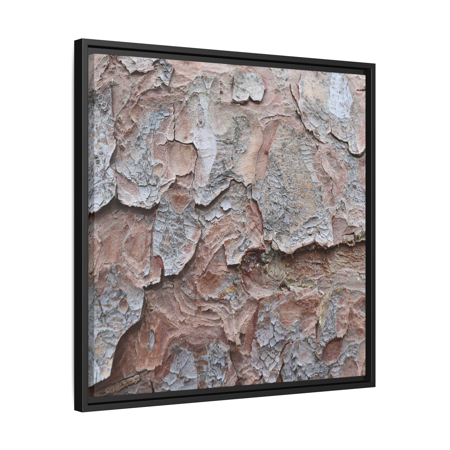Flaking Serenity - Unique Stretched Canvas Wall Art