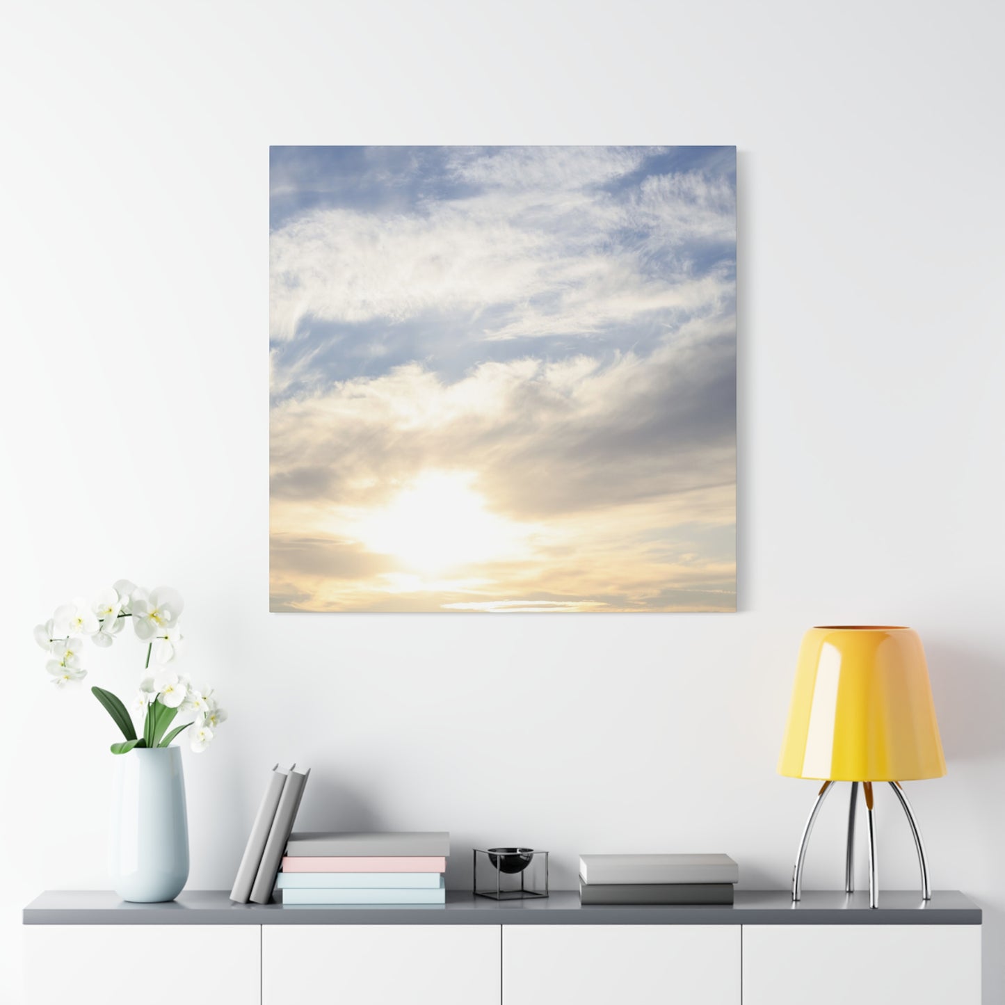 Whispers of Ethereal Light - Unique Frameless Canvas Wall Art