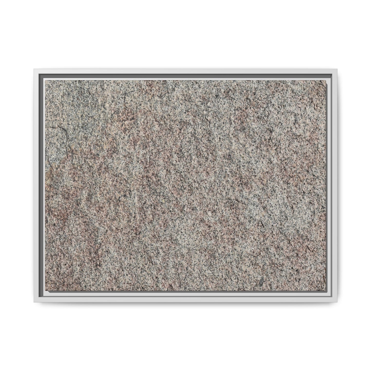 Granular Whispers - Unique Stretched Canvas Wall Art