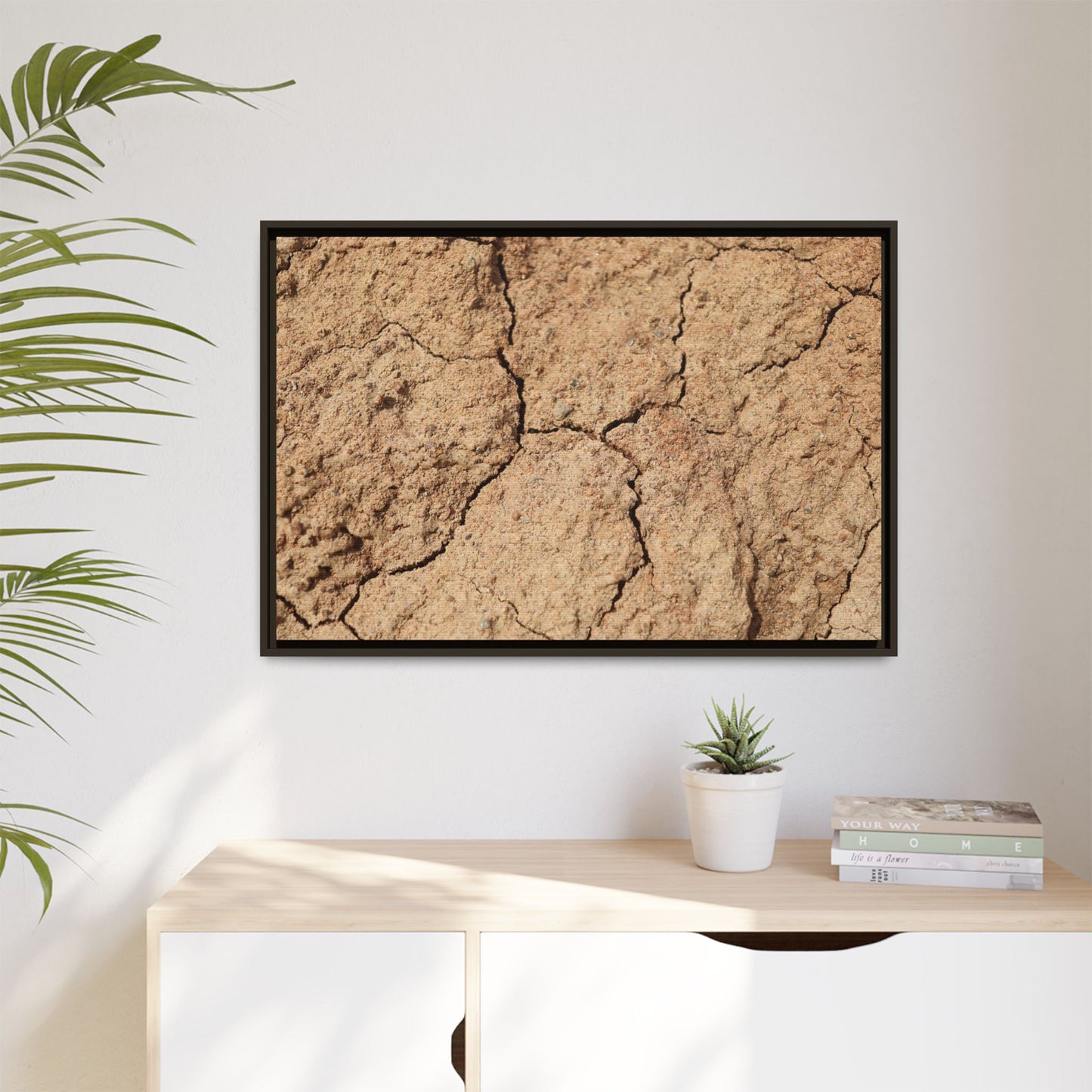 Parched Land - Unique Stretched Canvas Wall Art