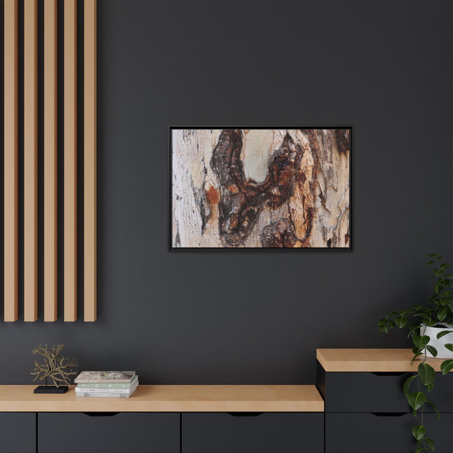 Texture of Time - Unique Stretched Canvas Wall Art