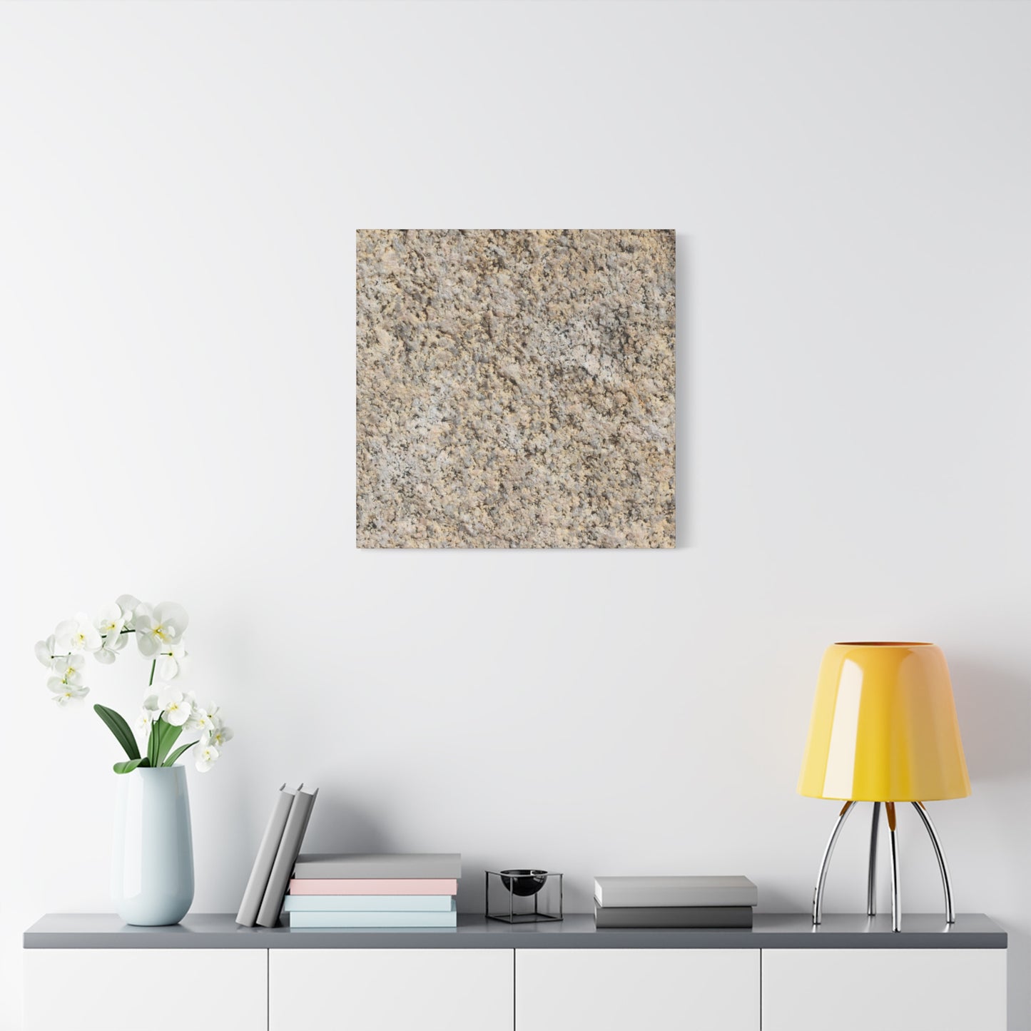 Granular Echoes - Unique Frameless Canvas Wall Art