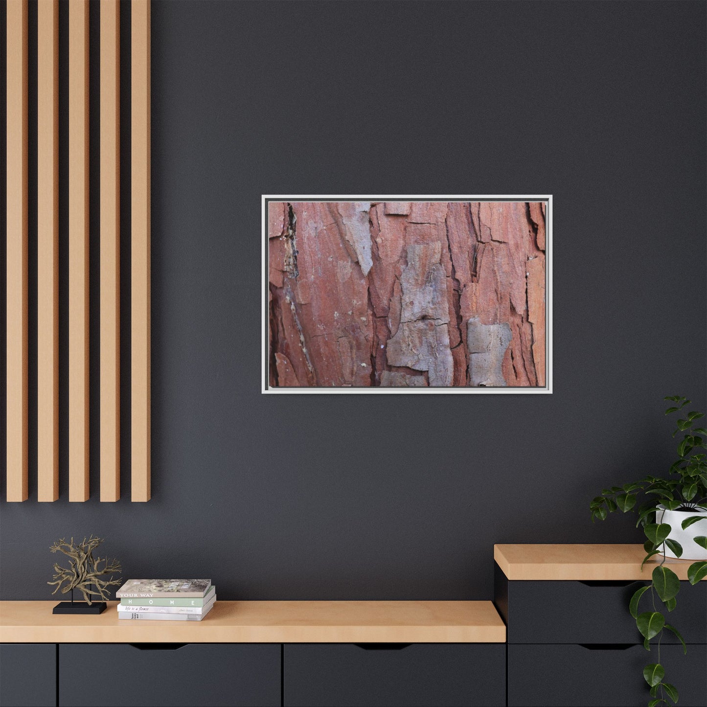 Peeling Bark - Unique Stretched Canvas Wall Art