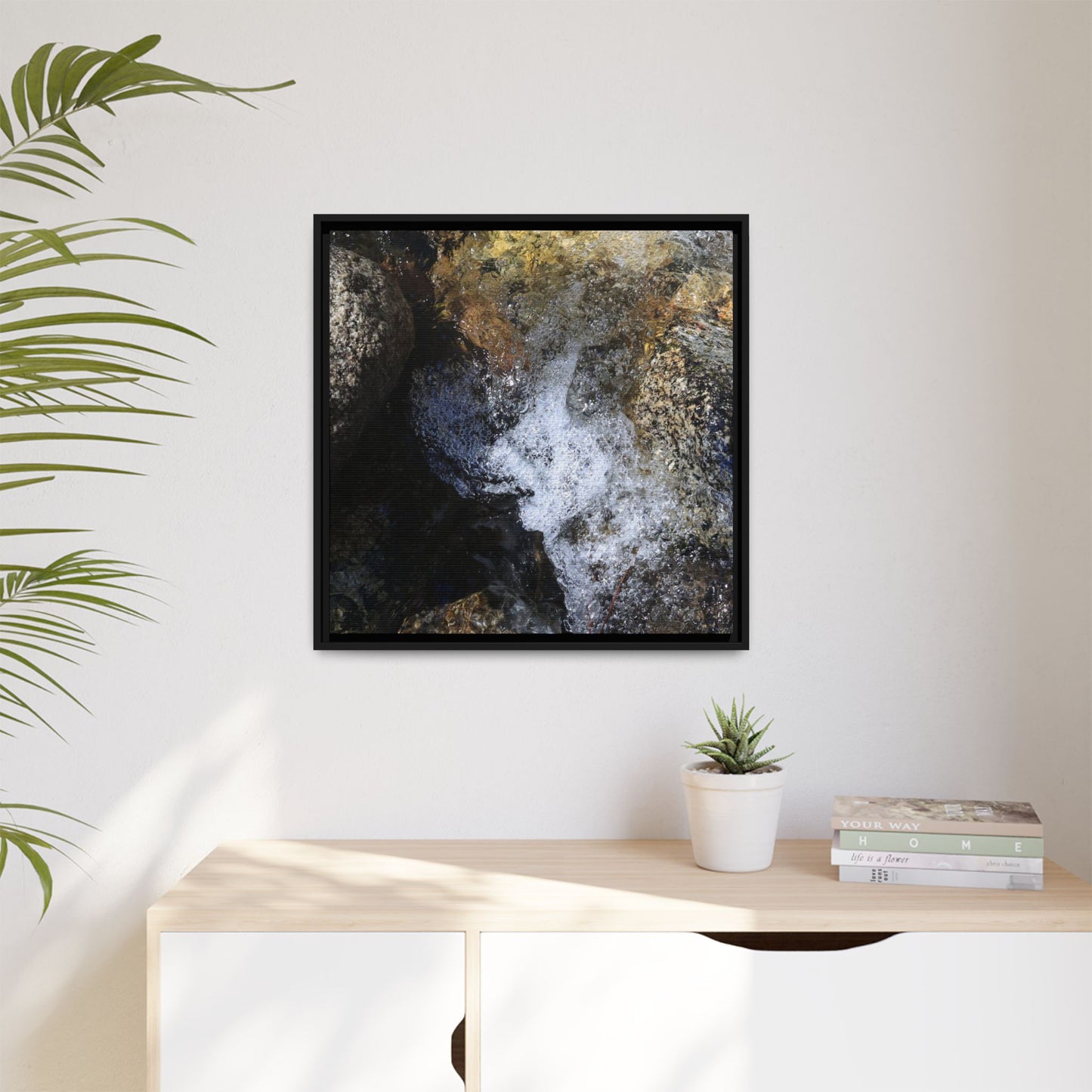 Nature's Turbulence - Unique Stretched Canvas Wall Art