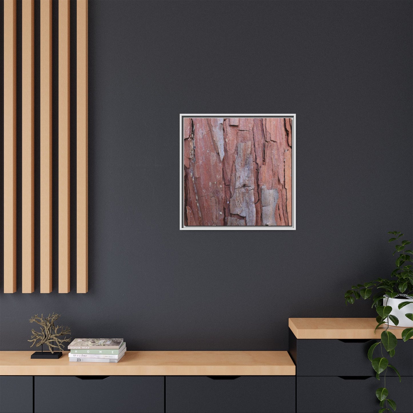 Peeling Bark - Unique Stretched Canvas Wall Art