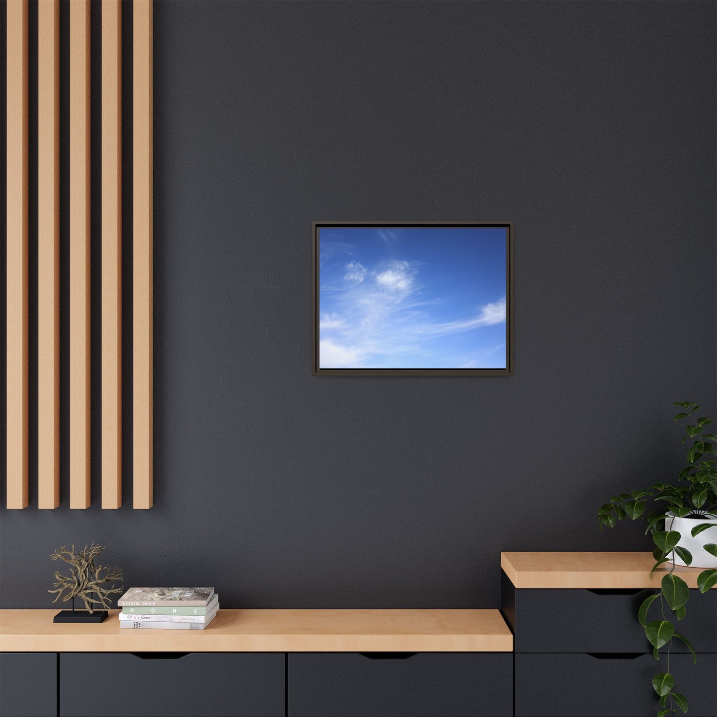 Blue Serenity - Unique Stretched Canvas Wall Art