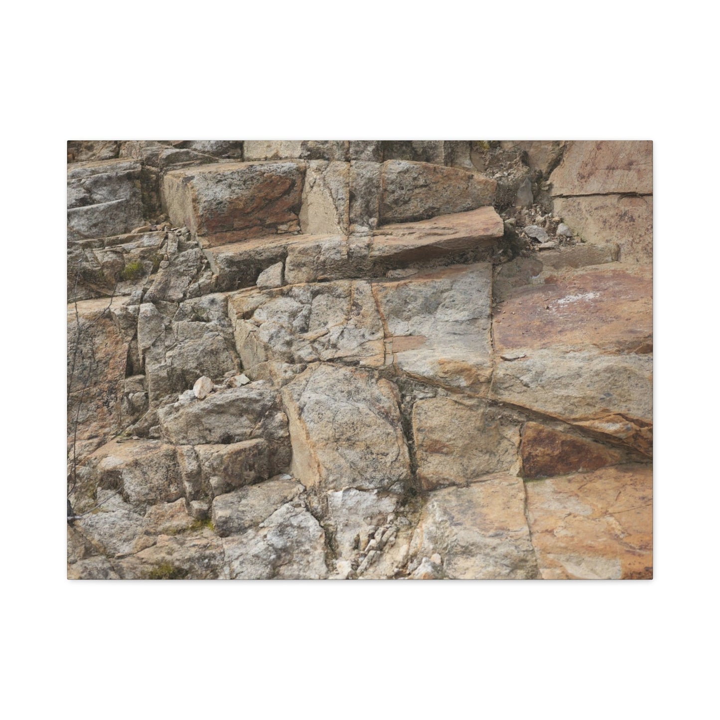 Stone Memories - Unique Frameless Canvas Wall Art