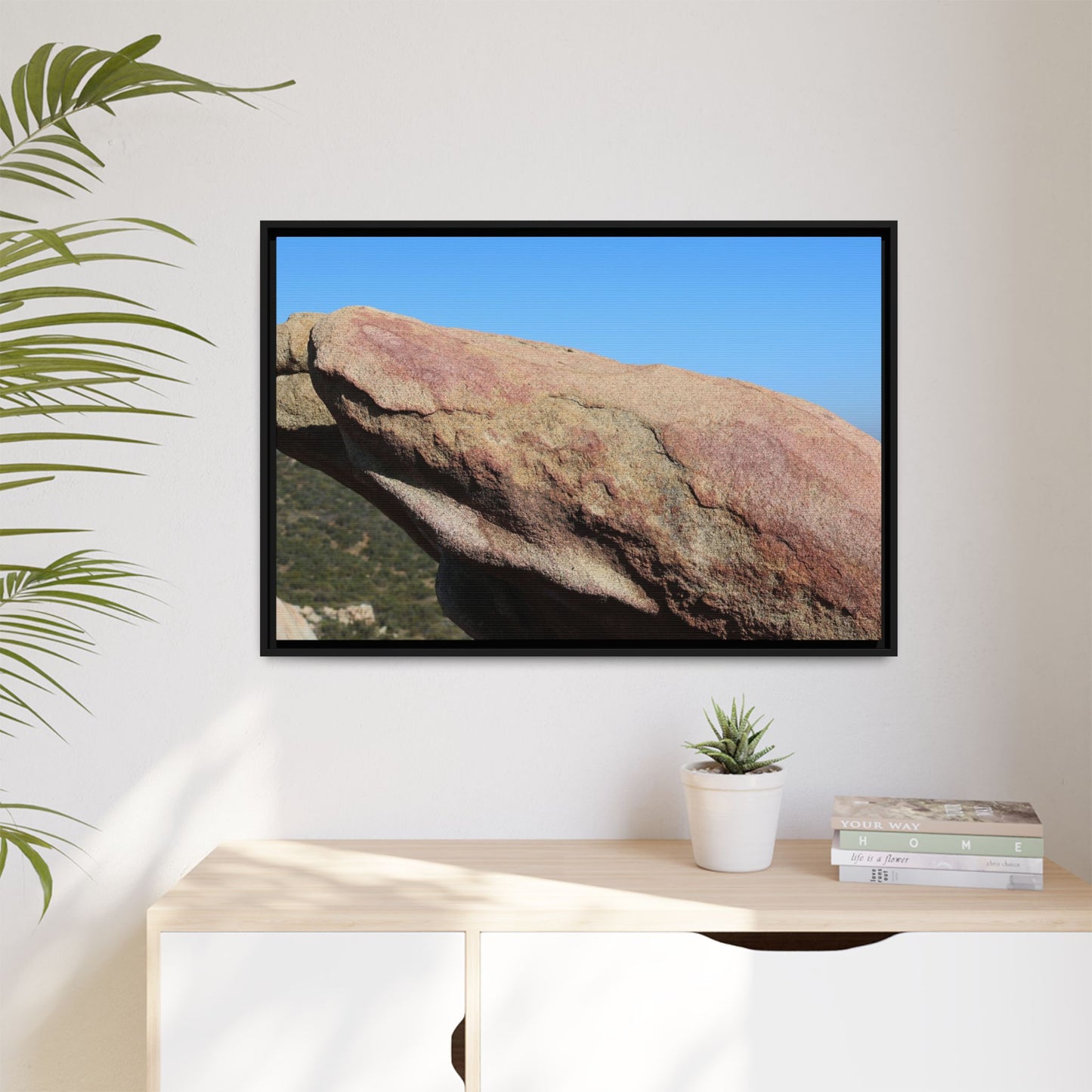Sleeping Stone - Unique Stretched Canvas Wall Art