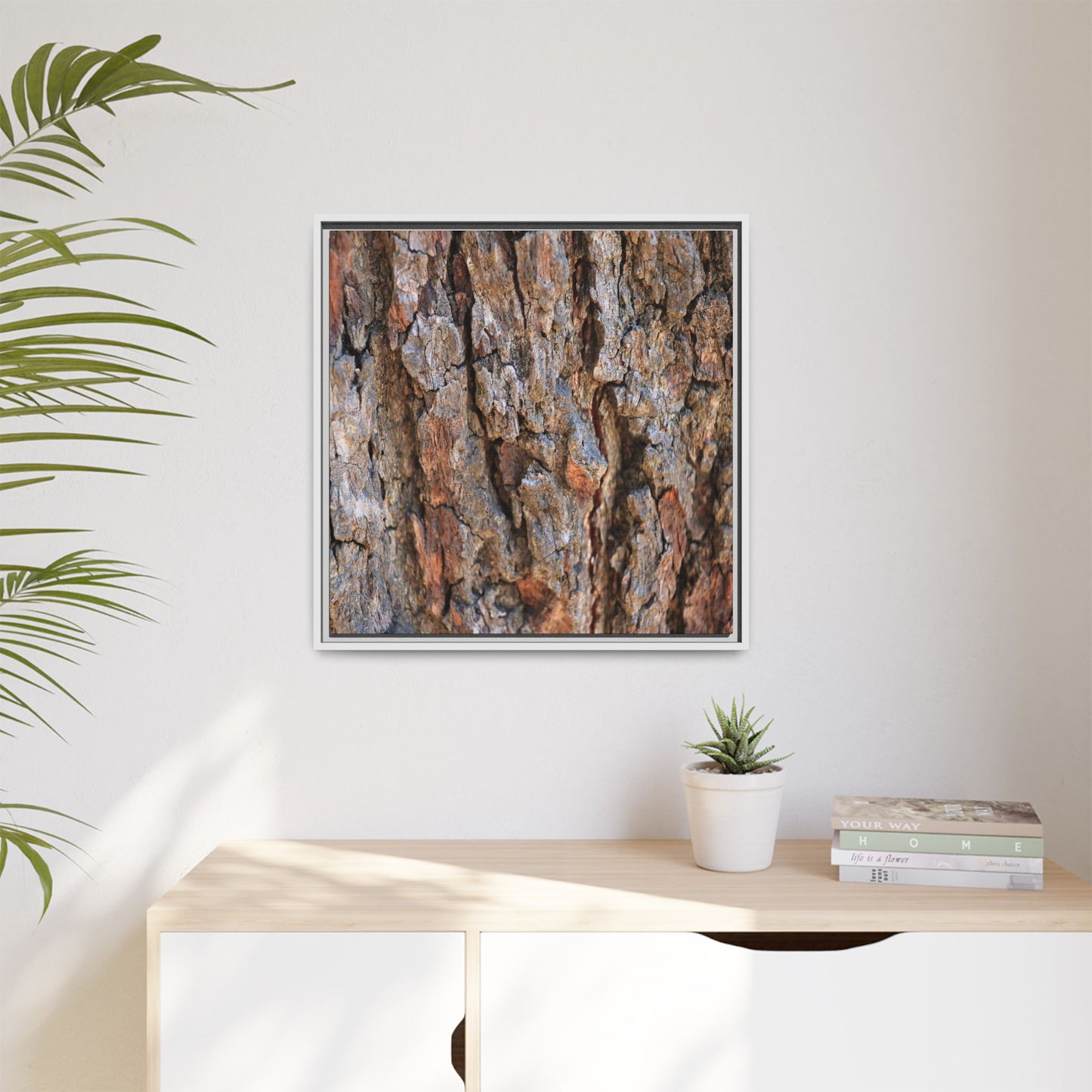 Craggy Textures - Unique Stretched Canvas Wall Art