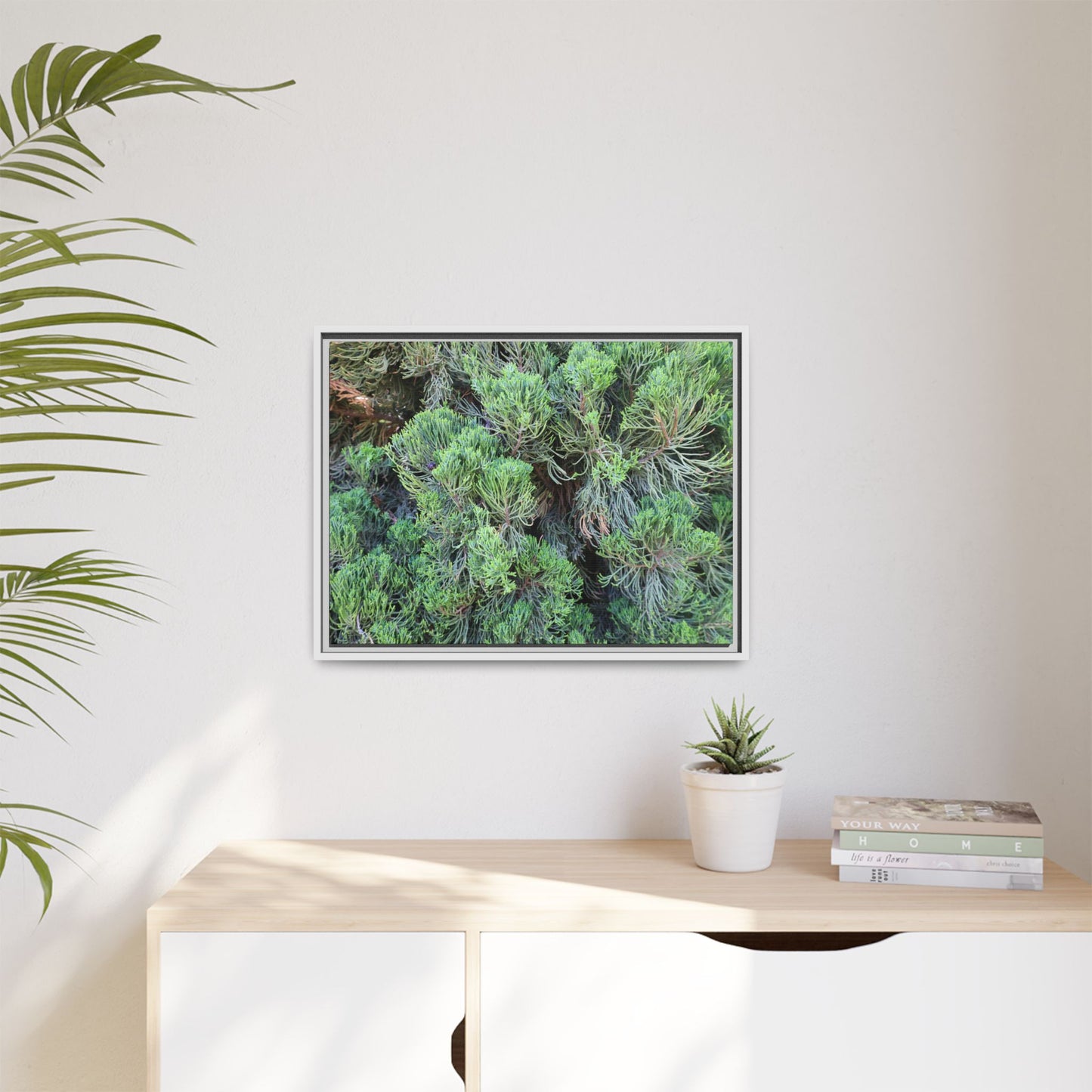 Verdant Whispers - Unique Stretched Canvas Wall Art