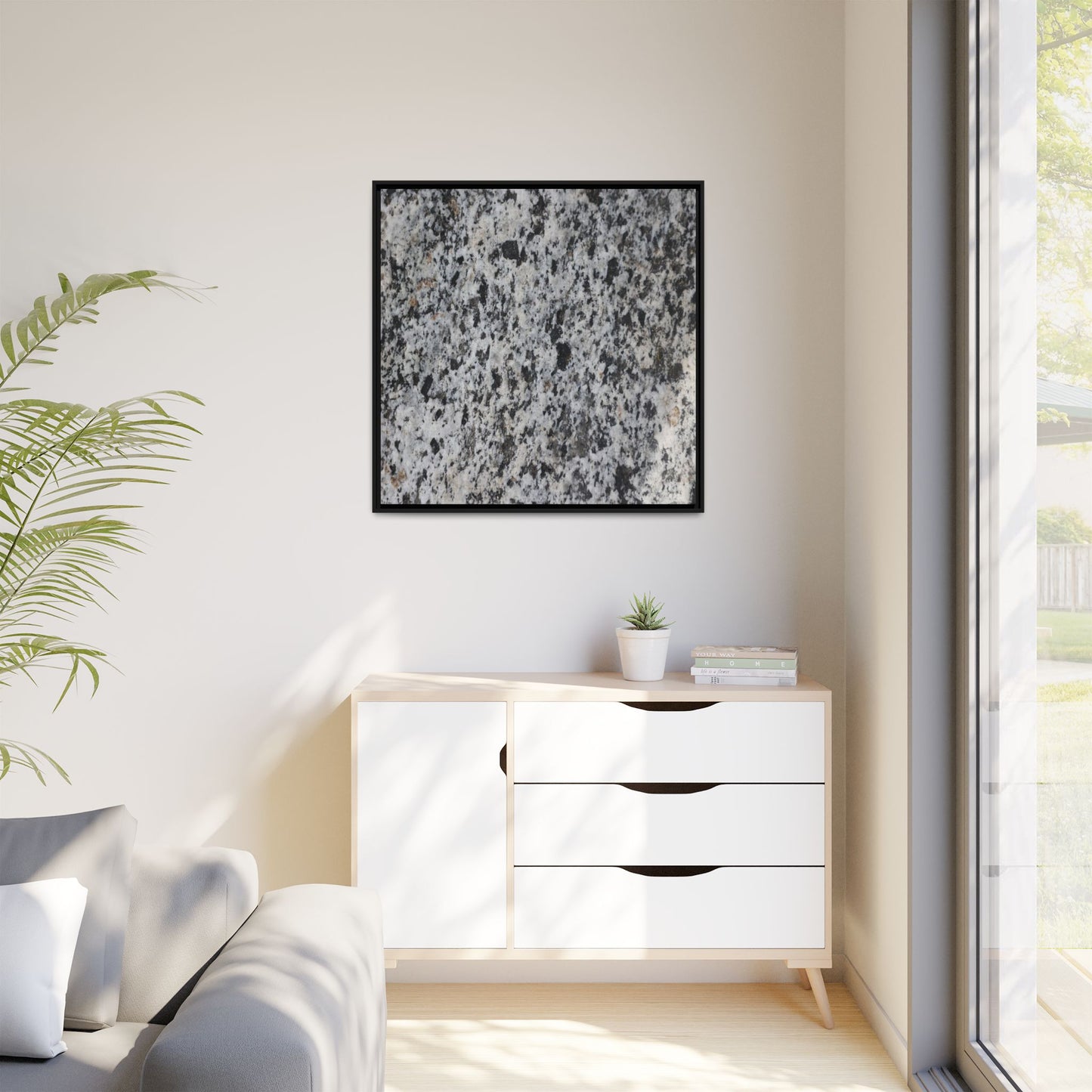 Granite Song - Unique Stretched Canvas Wall Art