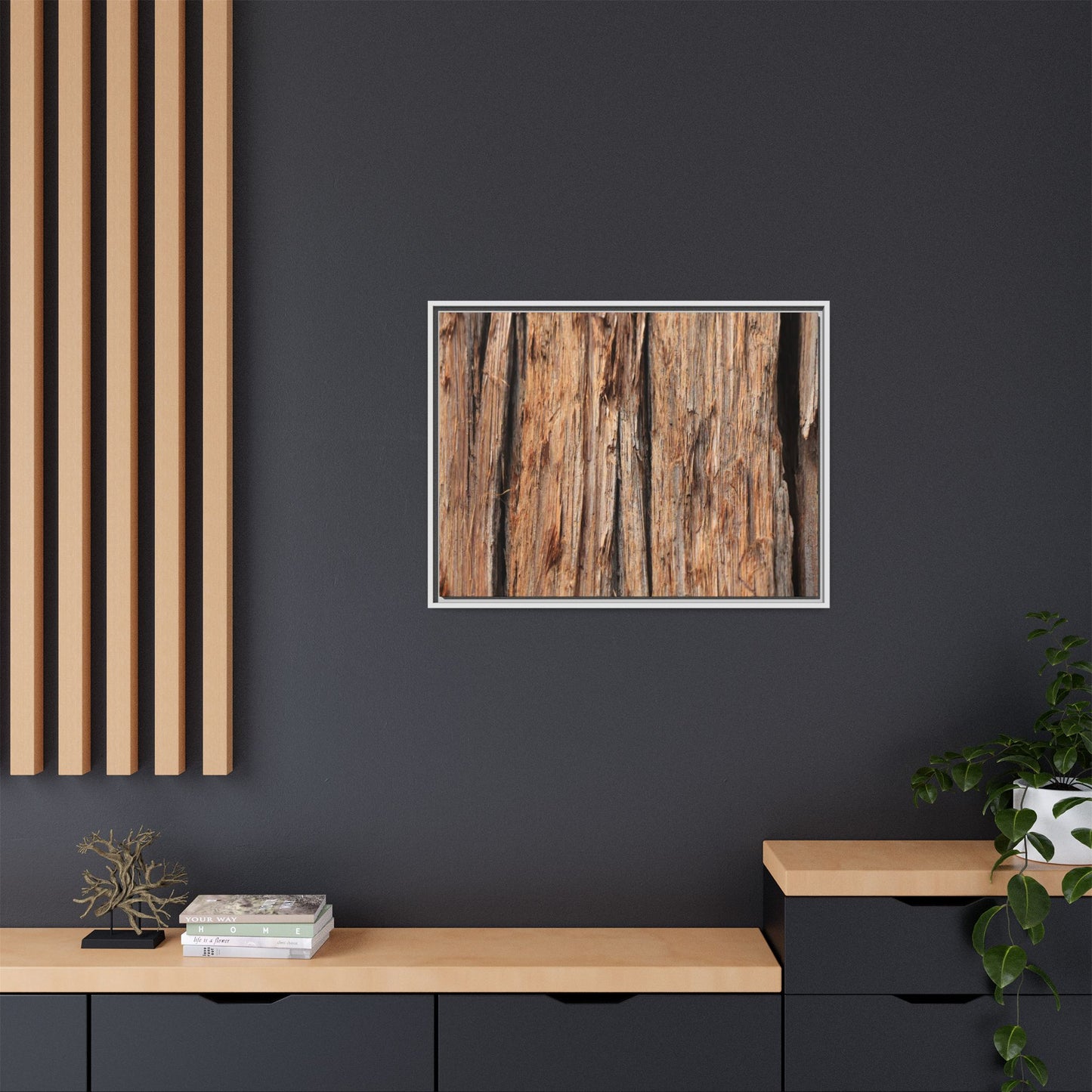 Timber Echoes - Unique Stretched Canvas Wall Art
