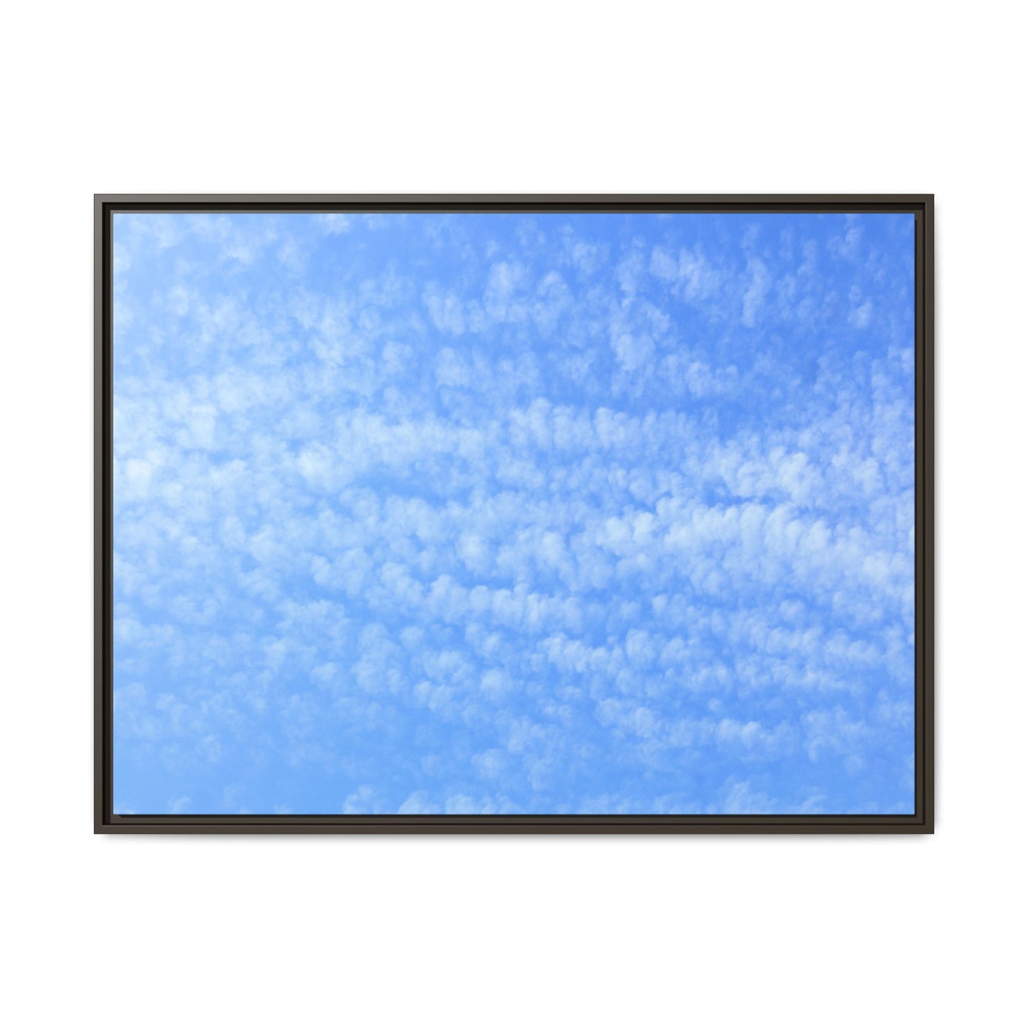 Wispy Blue Dreams - Unique Stretched Canvas Wall Art