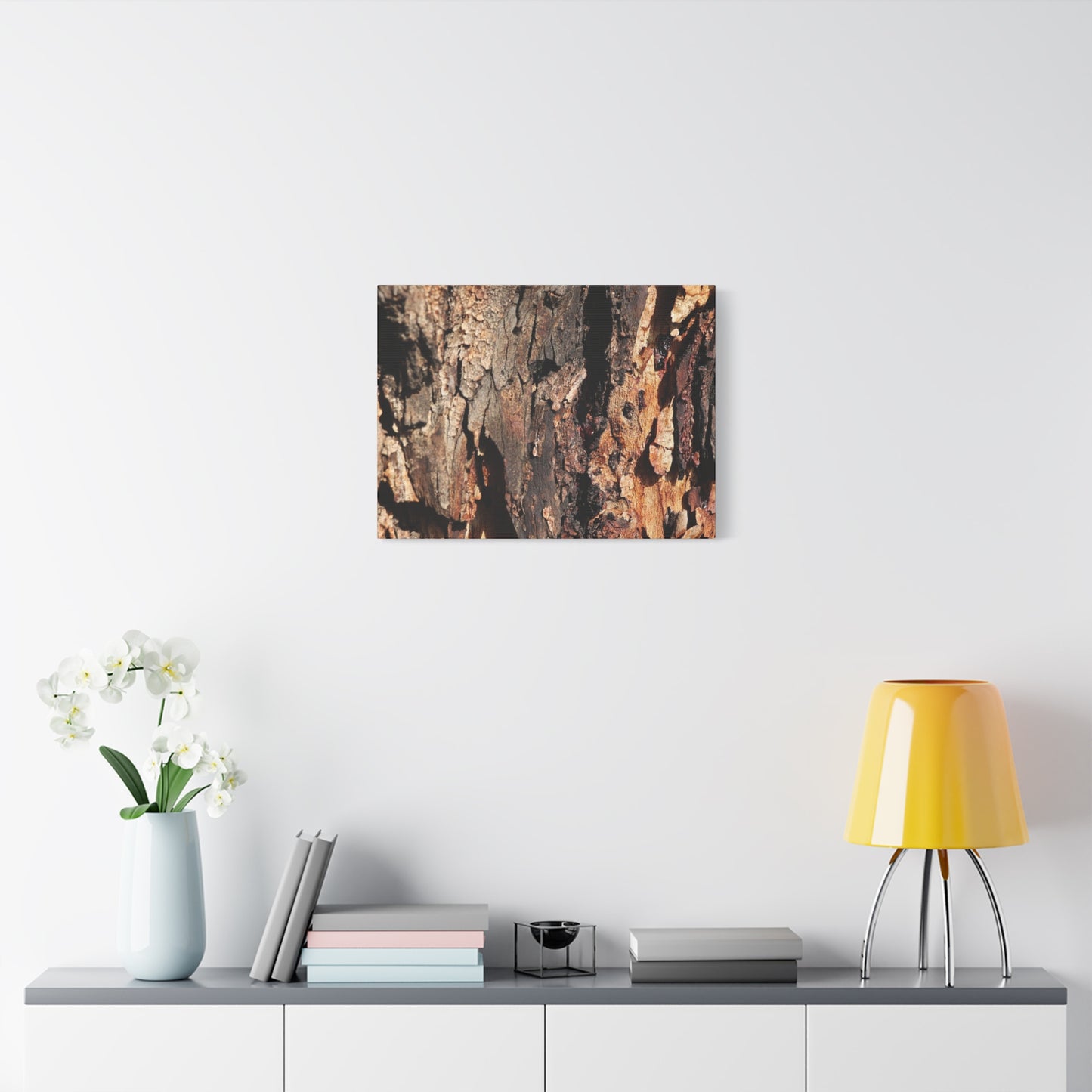 Wooden Terrain - Unique Frameless Canvas Wall Art