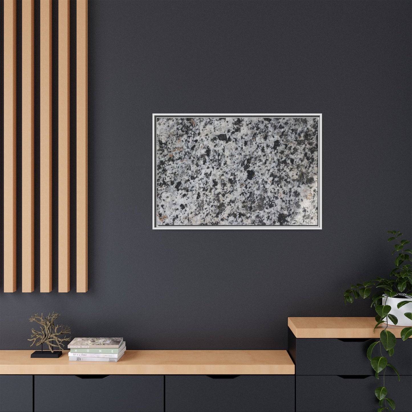 Granite Song - Unique Stretched Canvas Wall Art