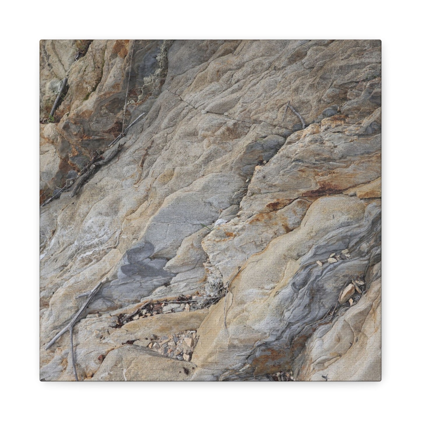 Stone Memory - Unique Frameless Canvas Wall Art