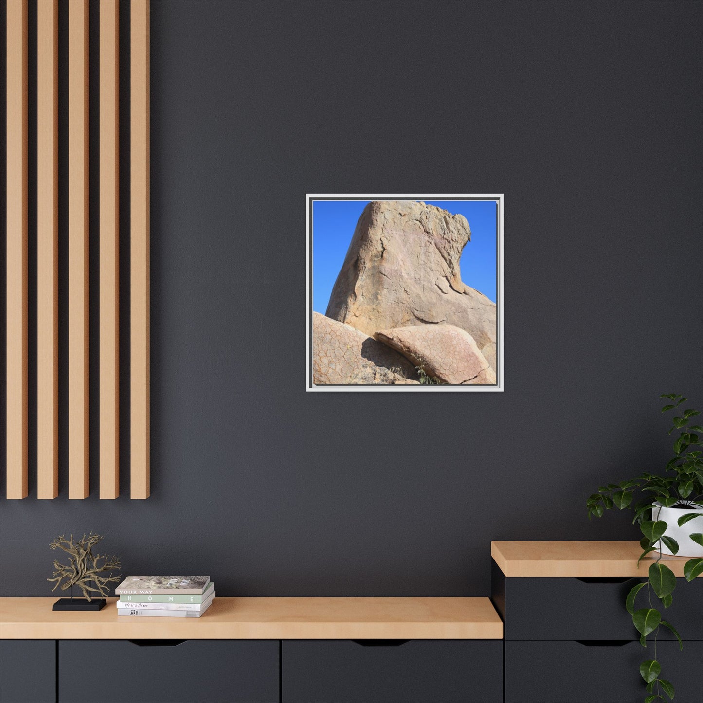 Rocky Sentinel - Unique Stretched Canvas Wall Art