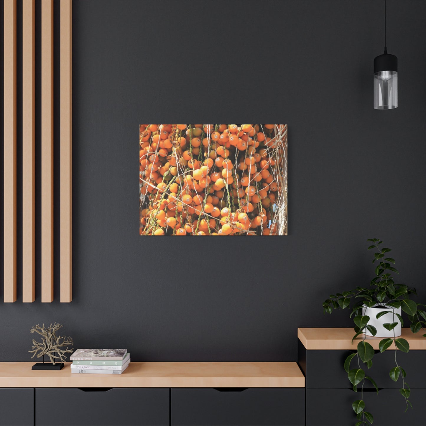 Orange Harvest - Unique Frameless Canvas Wall Art