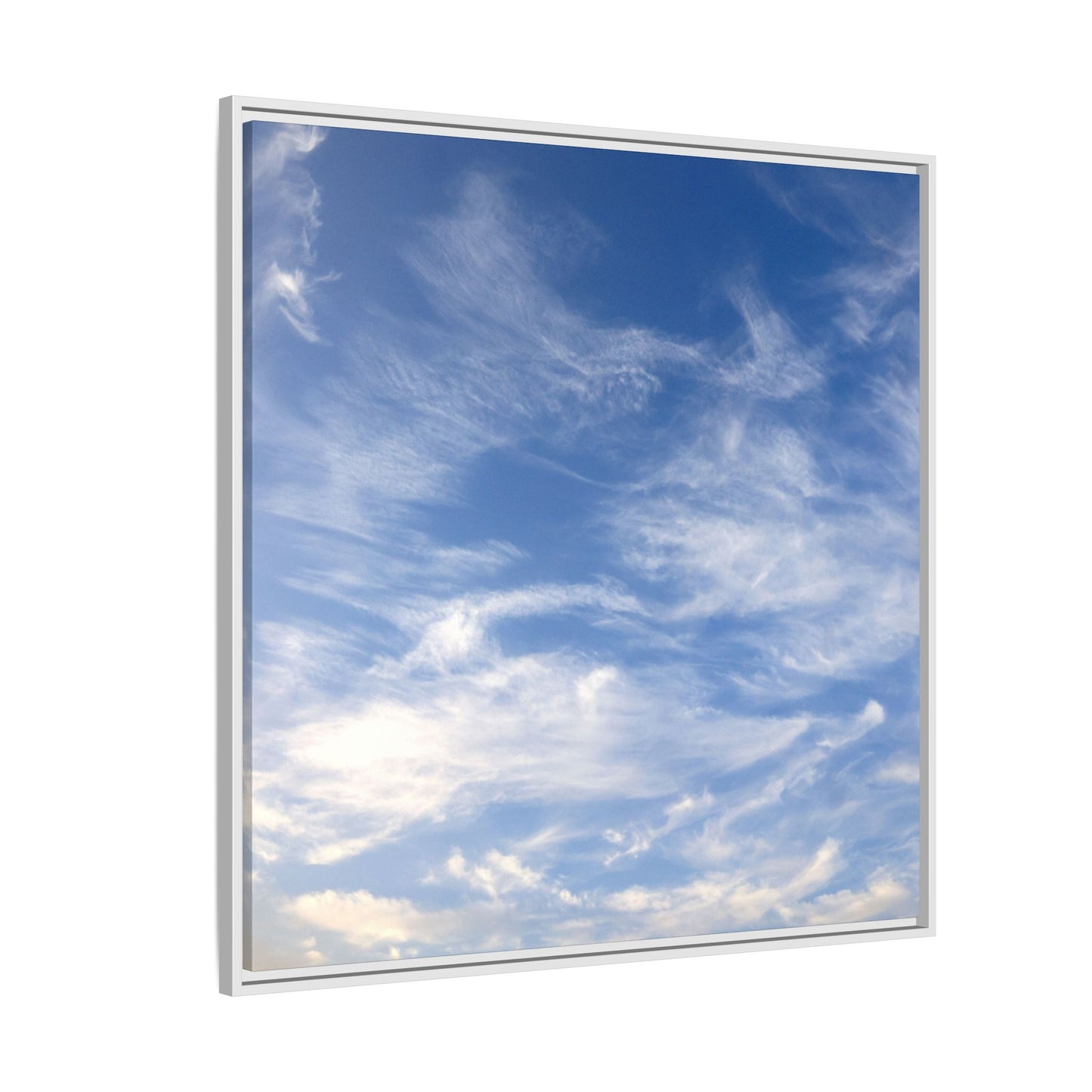 Ethereal Blue Tapestry - Unique Stretched Canvas Wall Art