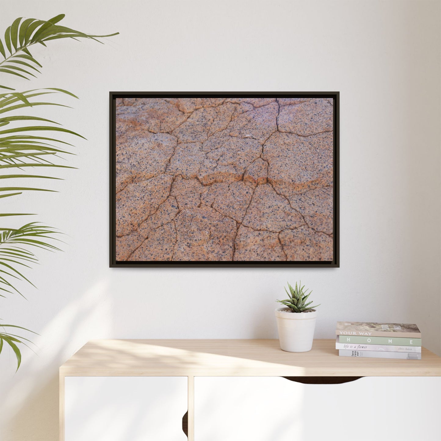 Fragmented Earth - Unique Stretched Canvas Wall Art
