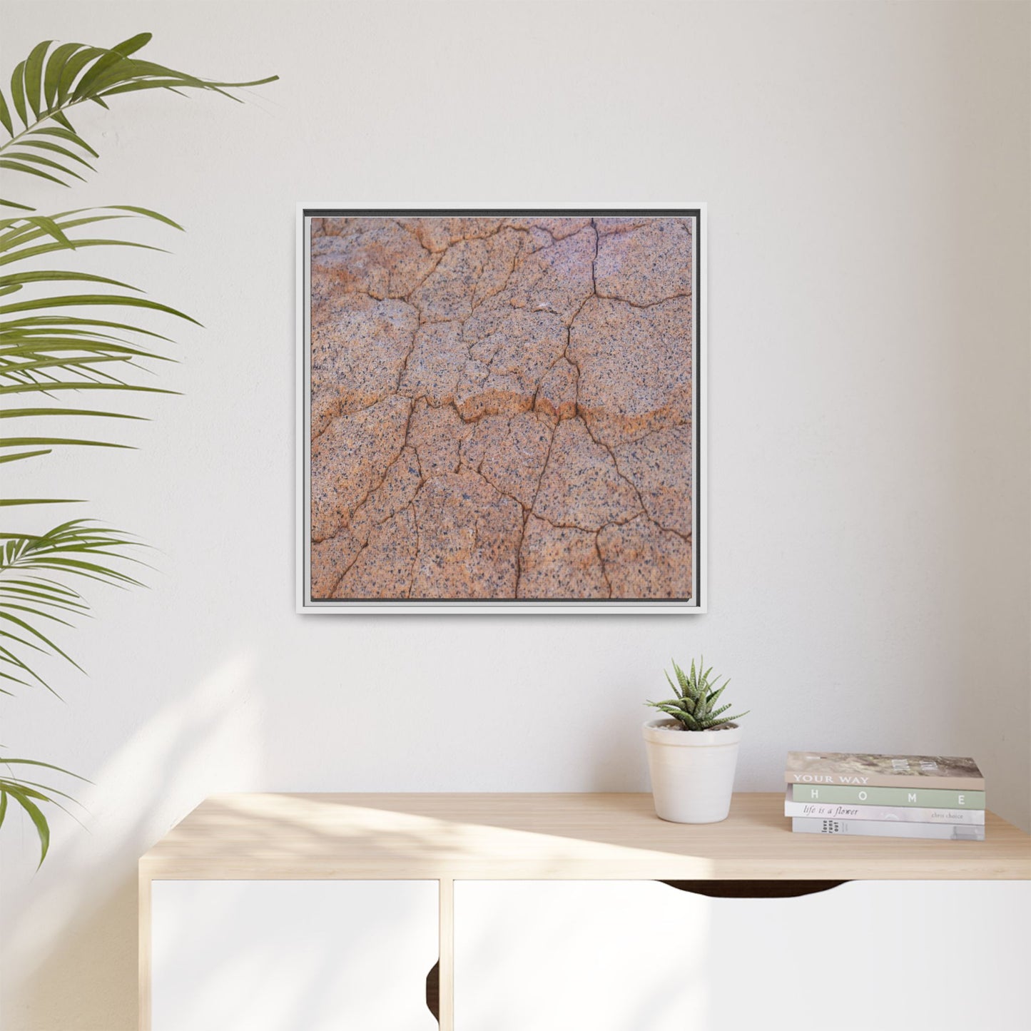 Fragmented Earth - Unique Stretched Canvas Wall Art