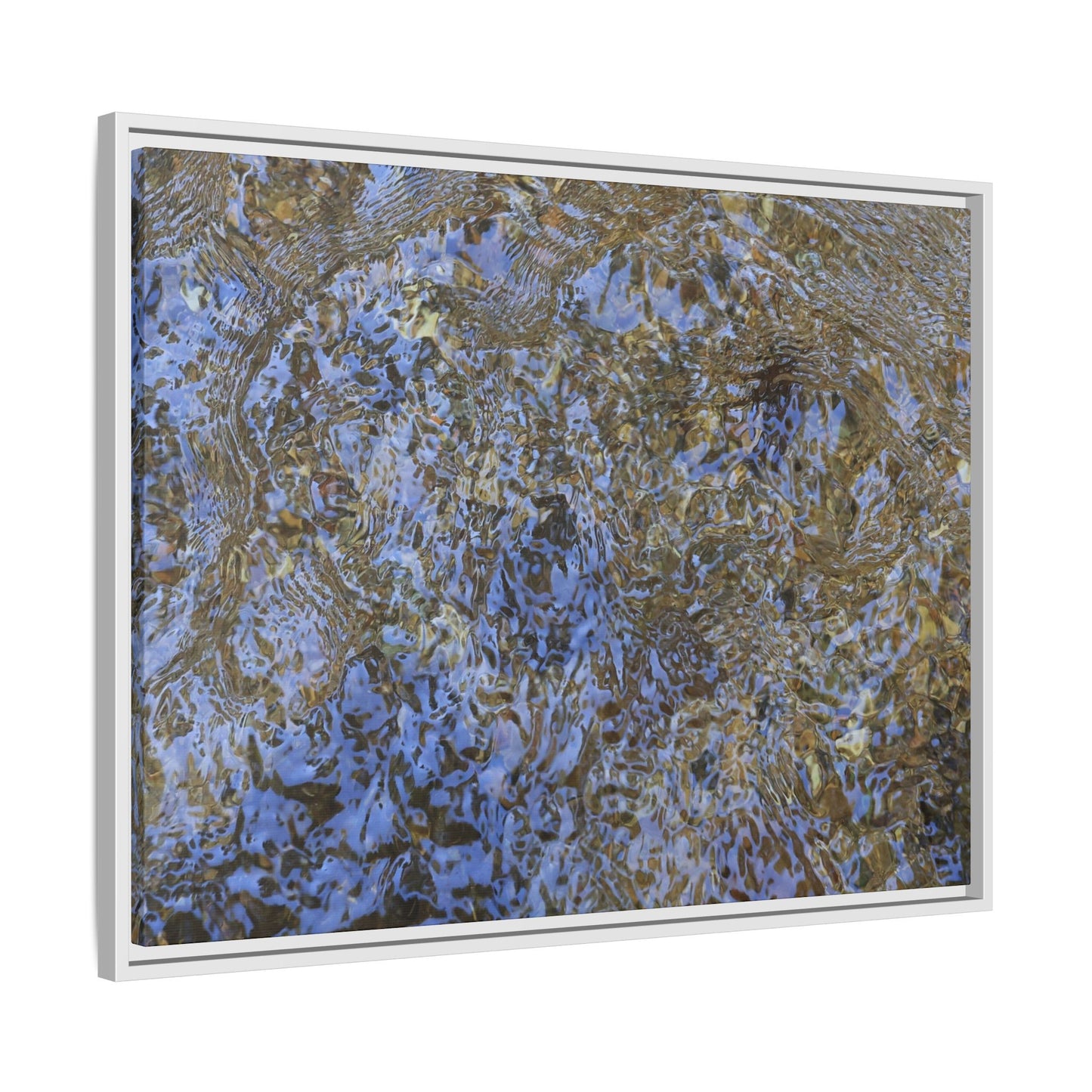 Aquatic Reflections - Unique Stretched Canvas Wall Art