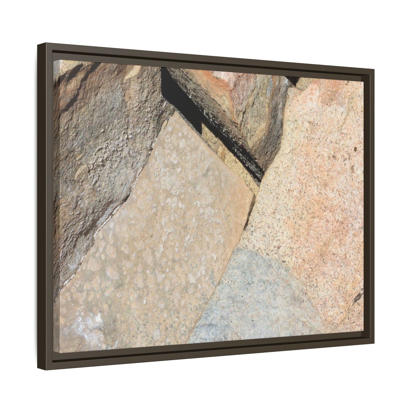 Rock Fragment - Unique Stretched Canvas Wall Art