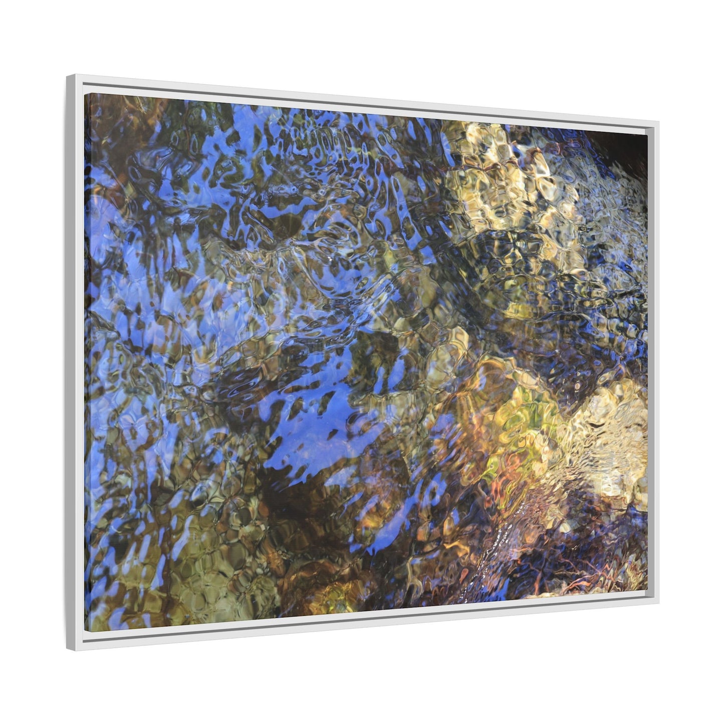 Aquatic Kaleidoscope - Unique Stretched Canvas Wall Art