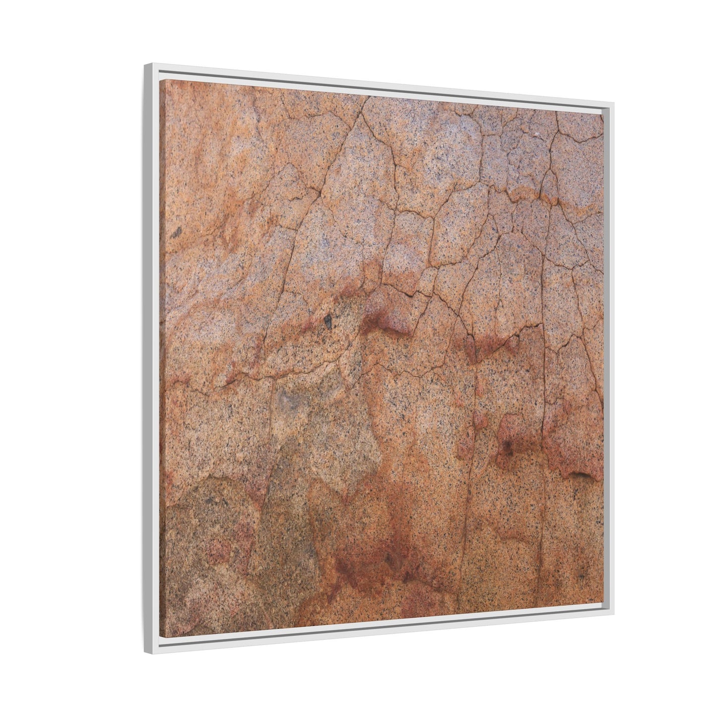 Russet Fissures - Unique Stretched Canvas Wall Art