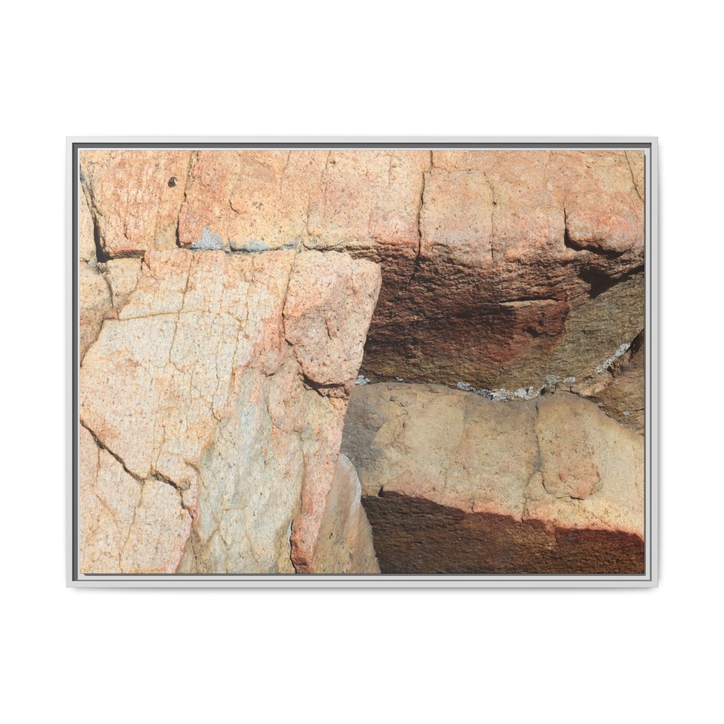 Fractured Stone - Unique Stretched Canvas Wall Art