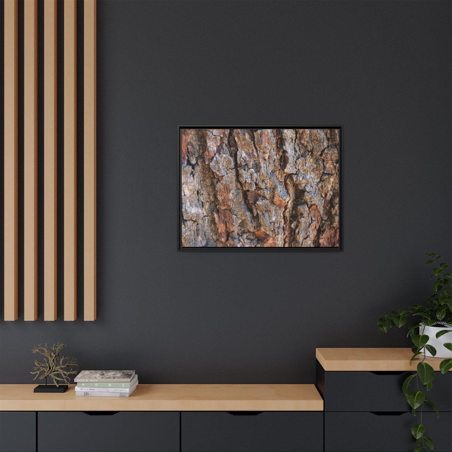 Craggy Textures - Unique Stretched Canvas Wall Art