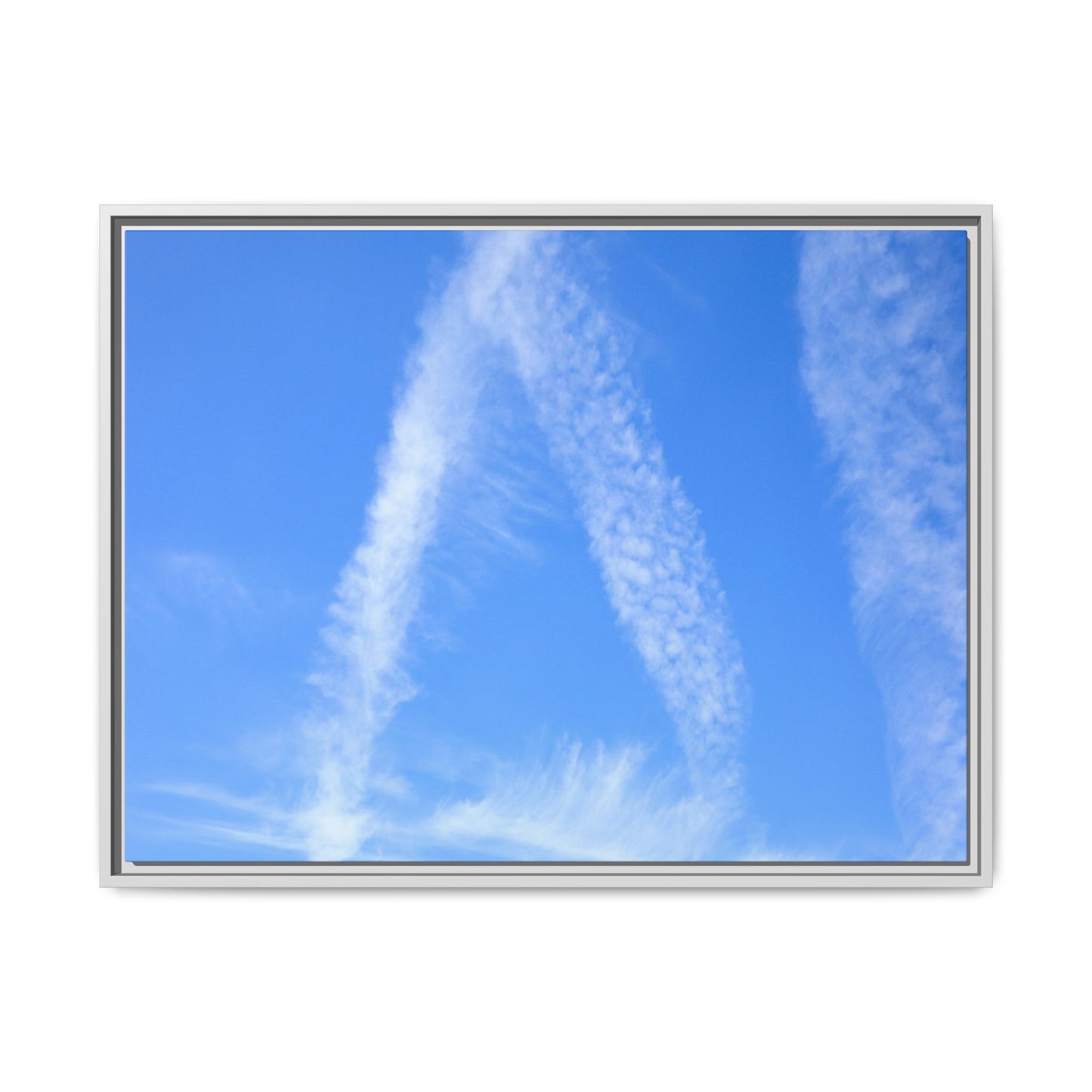 Skyward Whispers - Unique Stretched Canvas Wall Art