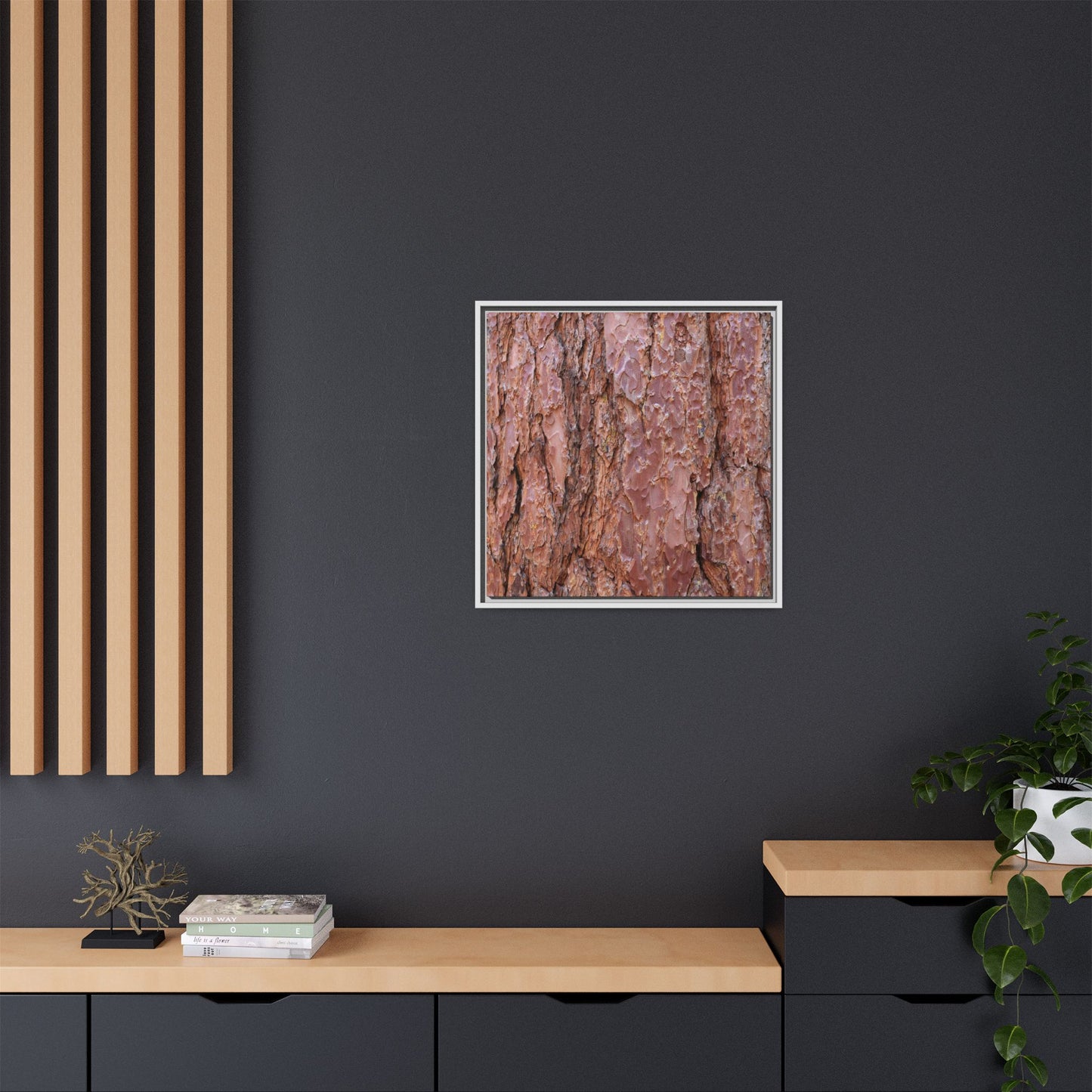 Russet Ridges - Unique Stretched Canvas Wall Art