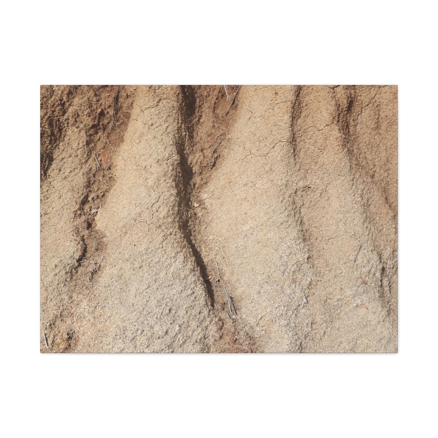 Weathered Earth - Unique Frameless Canvas Wall Art