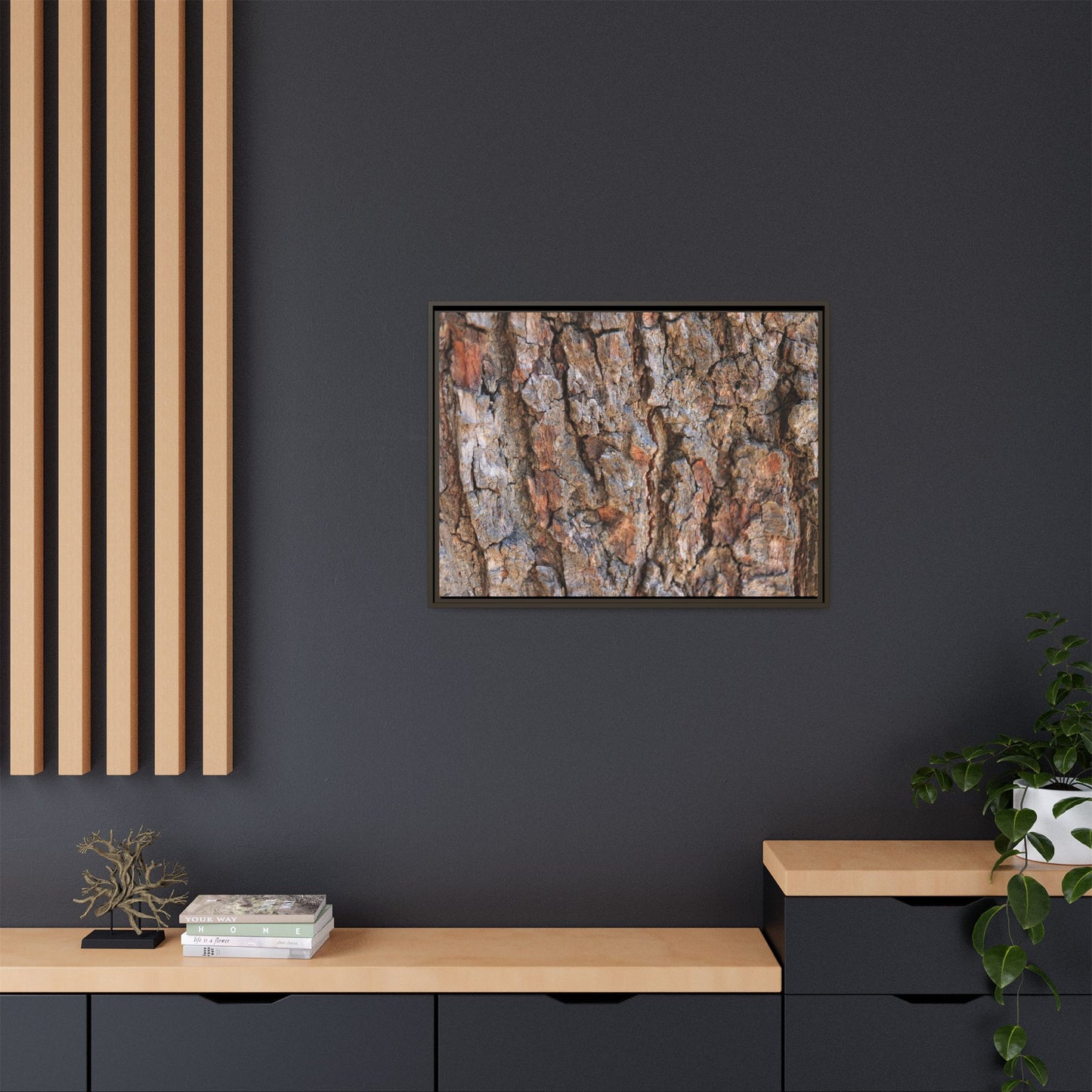 Tree's Timeworn Tale - Unique Stretched Canvas Wall Art