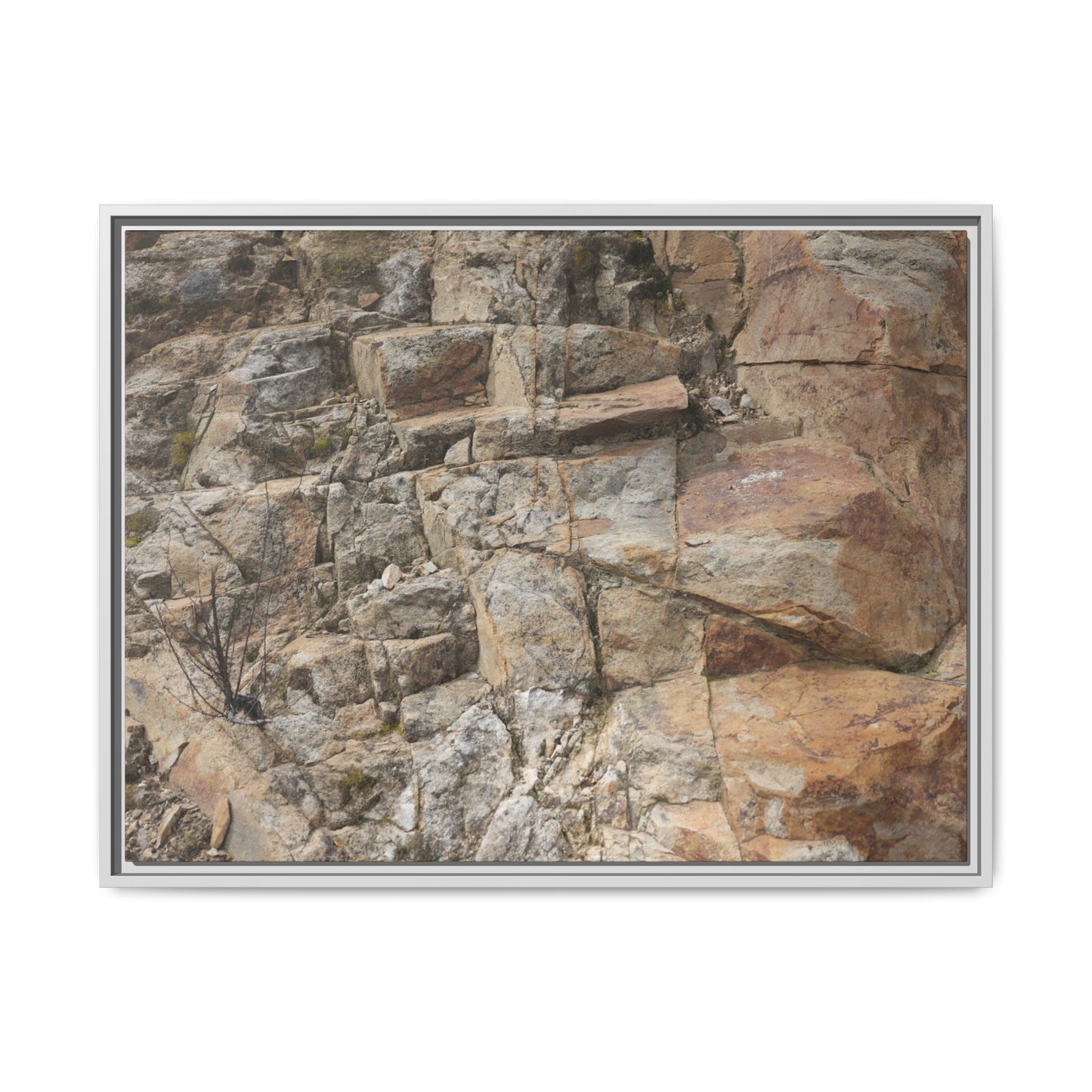 Sandstone Symphony - Unique Stretched Canvas Wall Art