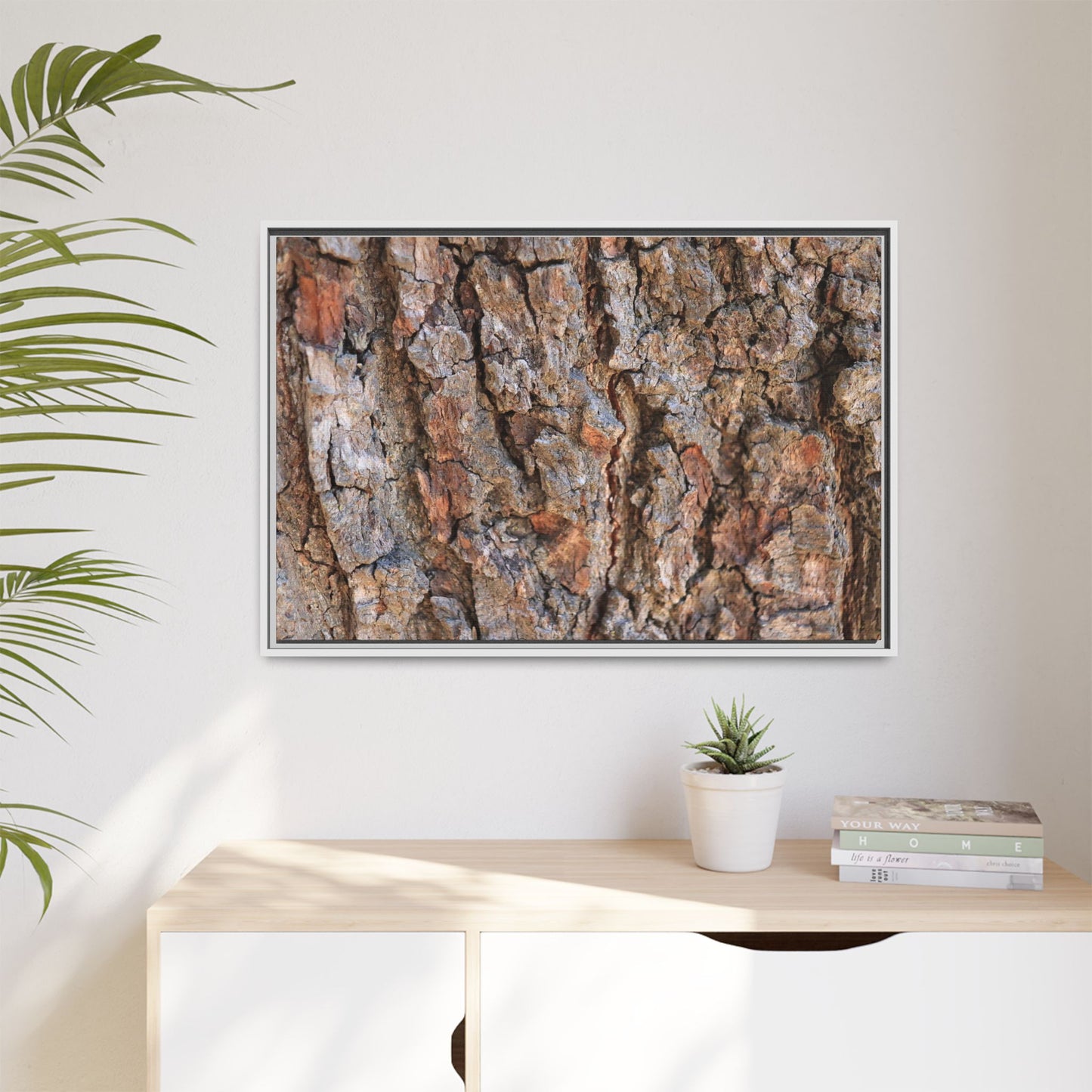 Tree's Timeworn Tale - Unique Stretched Canvas Wall Art