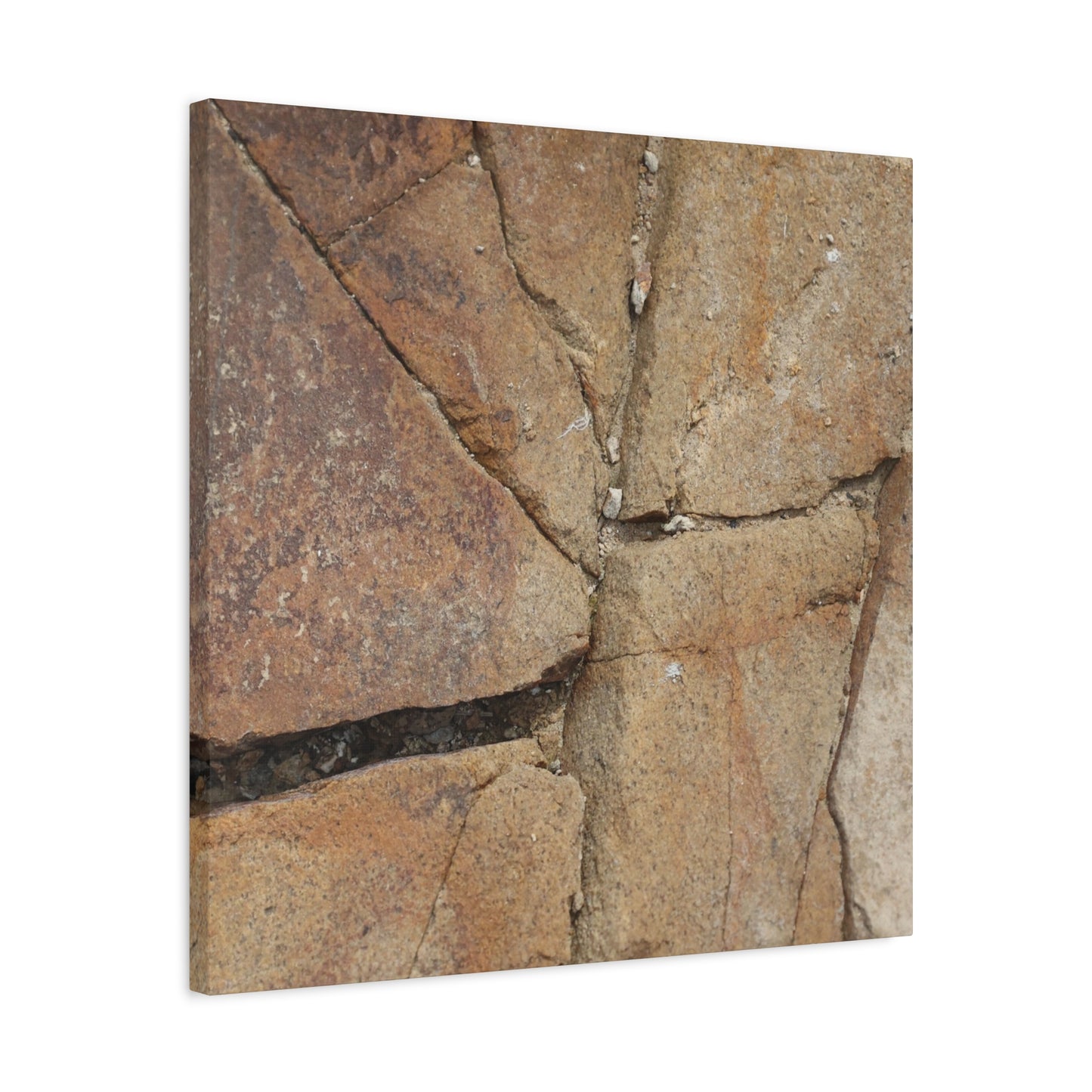Cracked Earth's Canvas - Unique Frameless Canvas Wall Art
