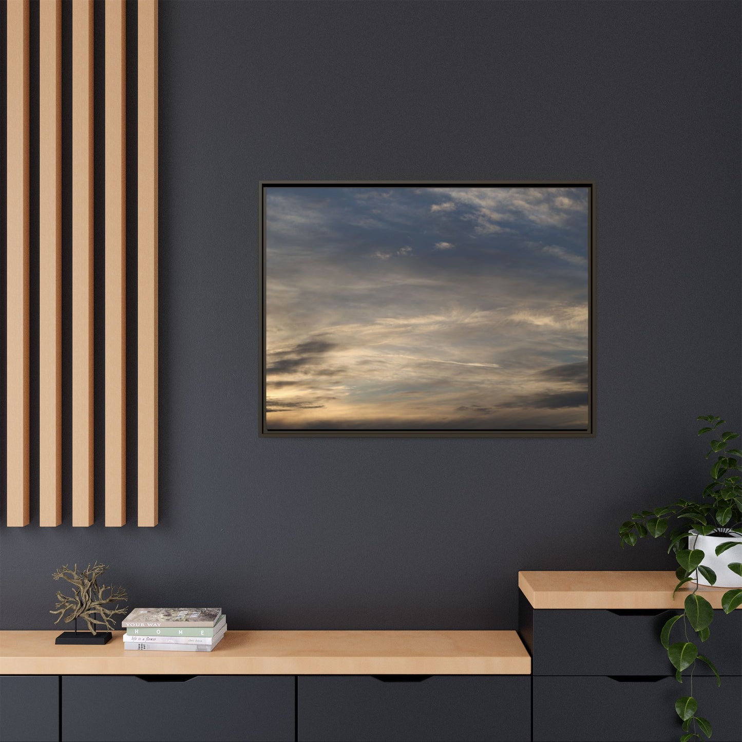 Clouded Thoughts - Unique Stretched Canvas Wall Art