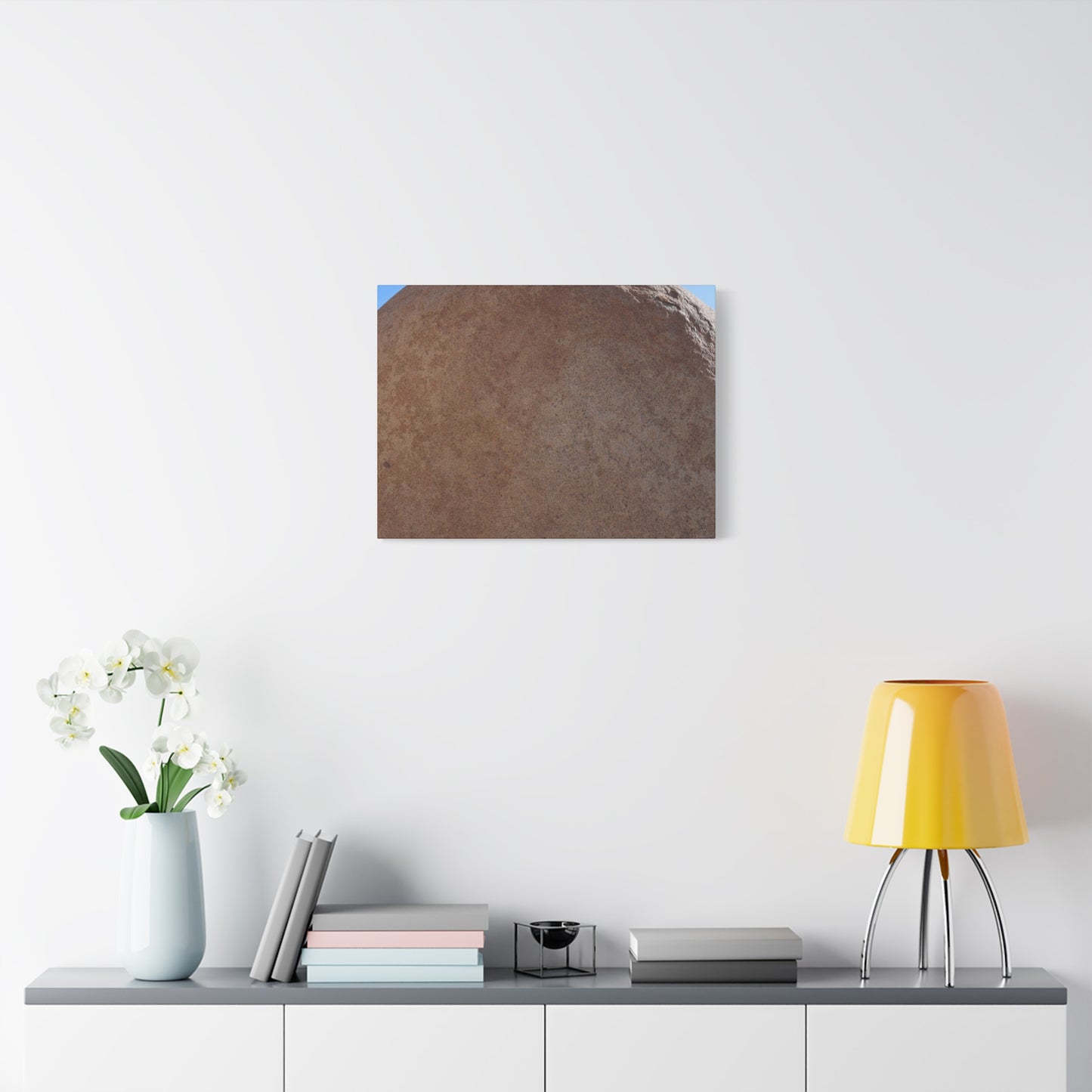Stone Sphere of Silence - Unique Frameless Canvas Wall Art