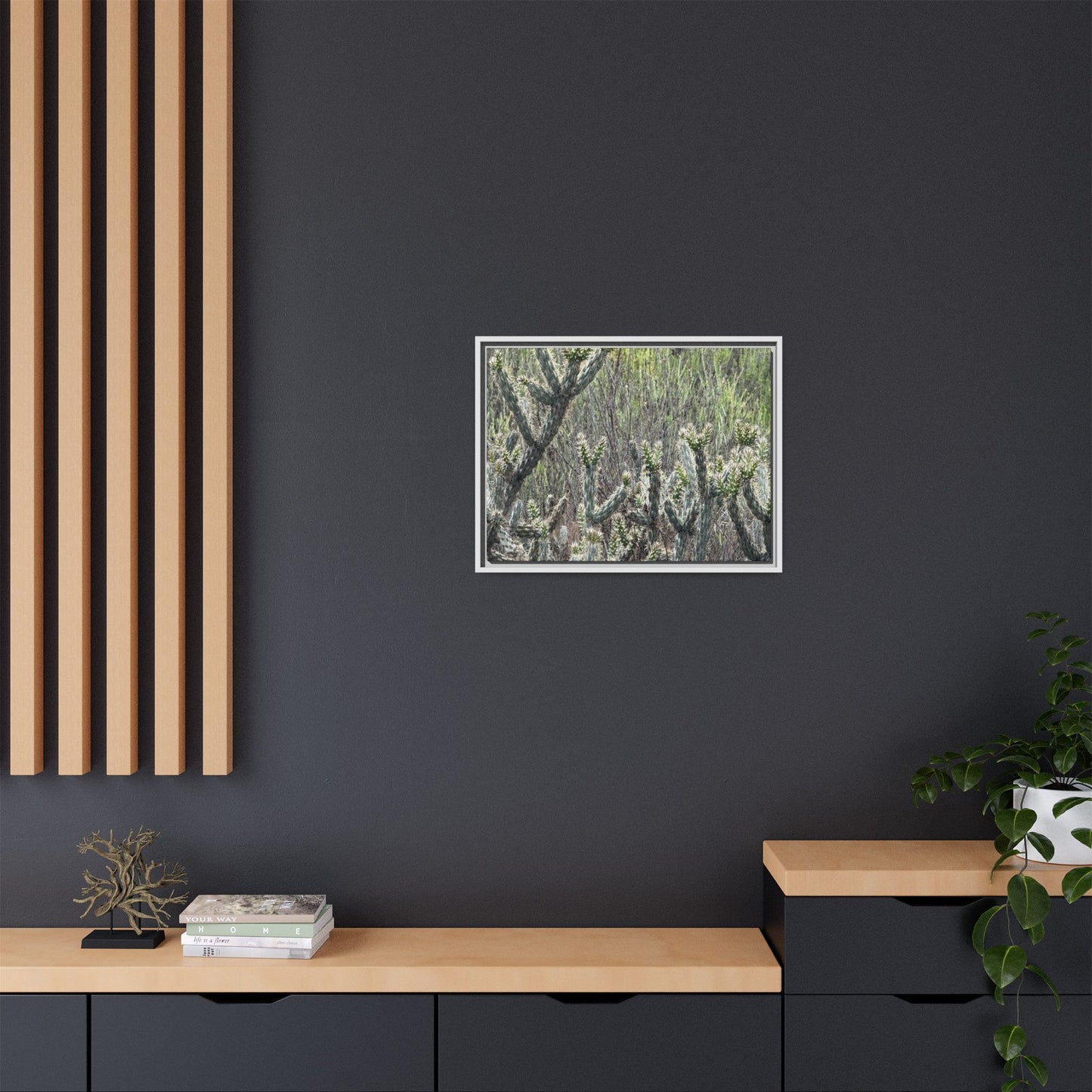 Prickly Paradise - Unique Stretched Canvas Wall Art