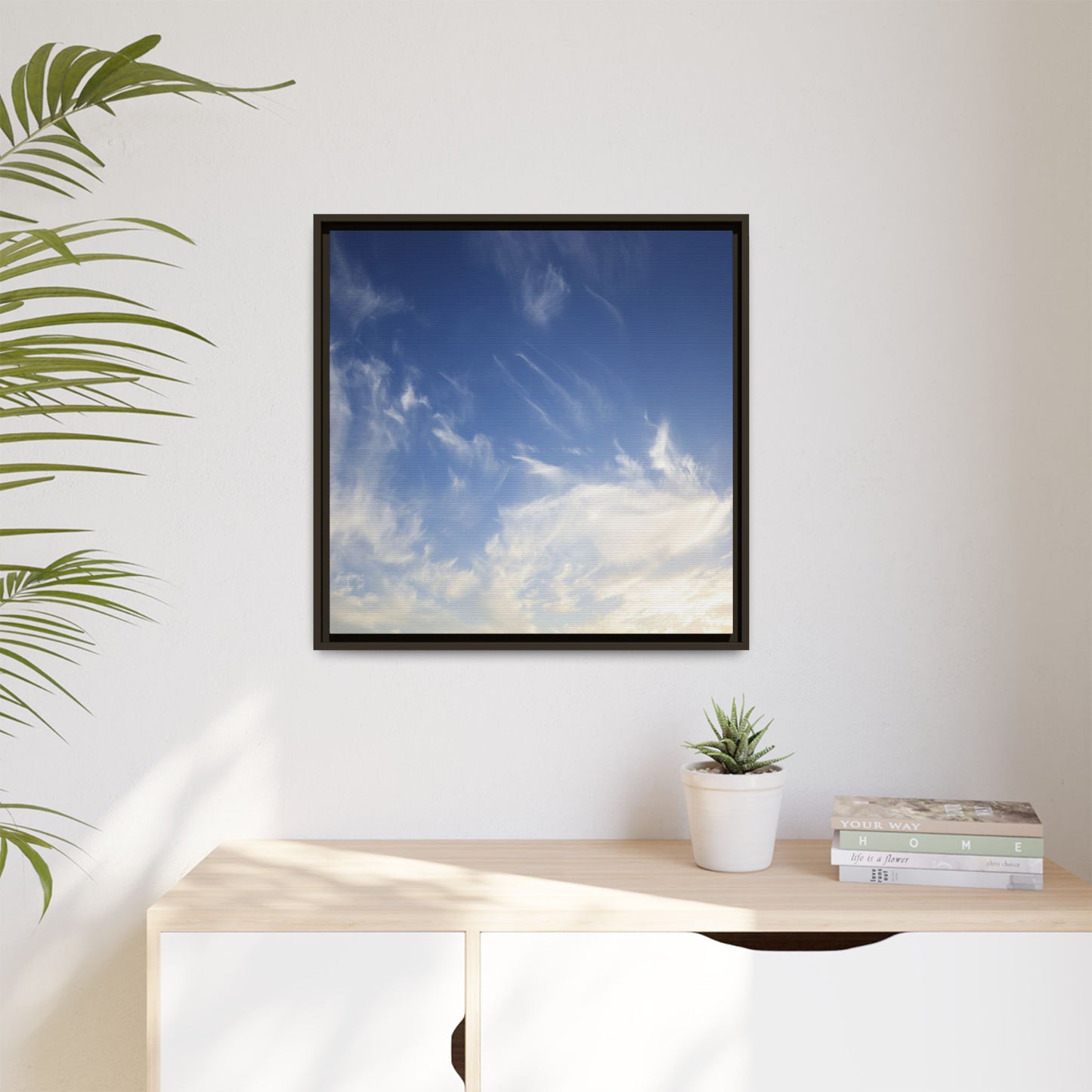 Whispers of Sky - Unique Stretched Canvas Wall Art