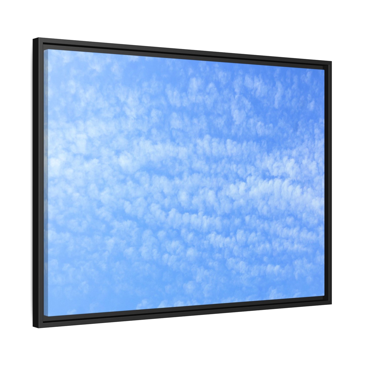 Wispy Blue Dreams - Unique Stretched Canvas Wall Art