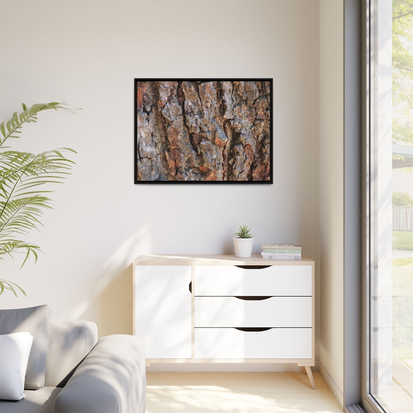 Craggy Textures - Unique Stretched Canvas Wall Art
