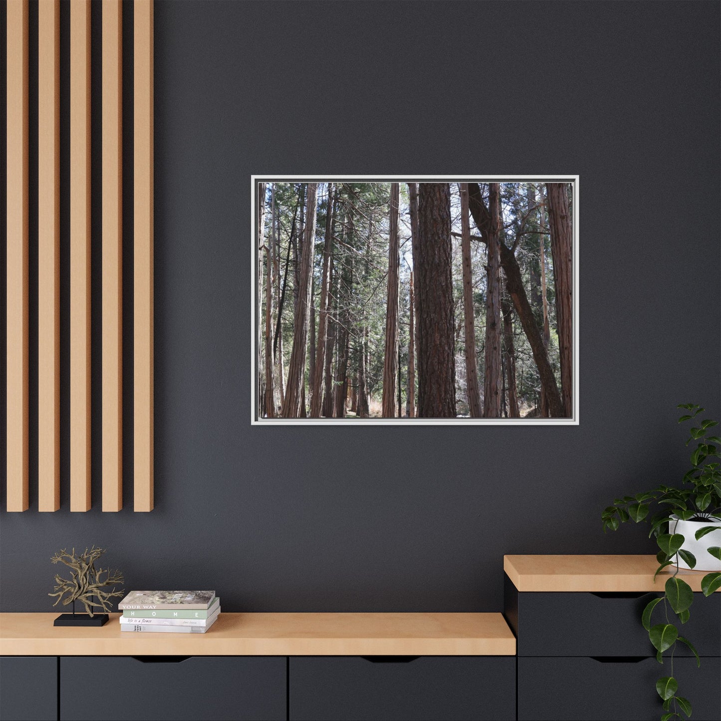 Forest Cathedral - Unique Stretched Canvas Wall Art