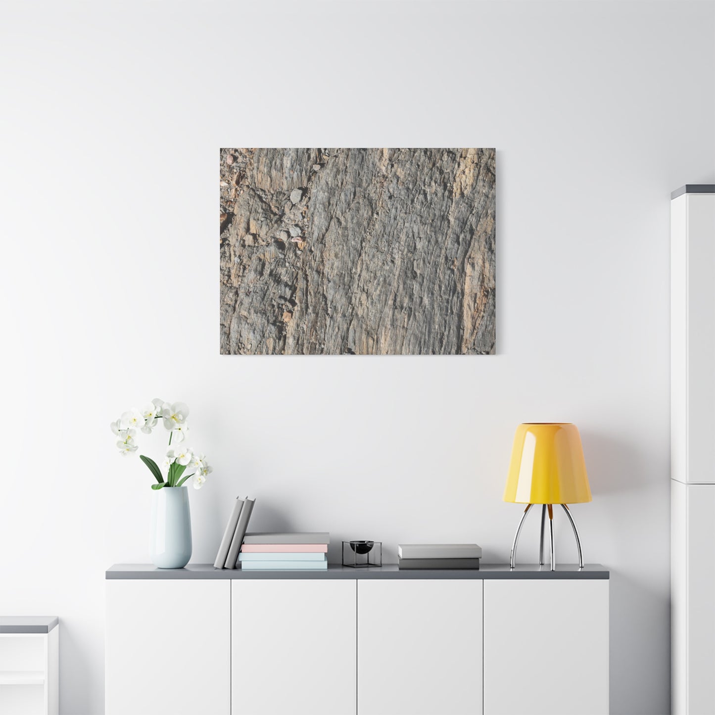 Bark Echoes - Unique Frameless Canvas Wall Art