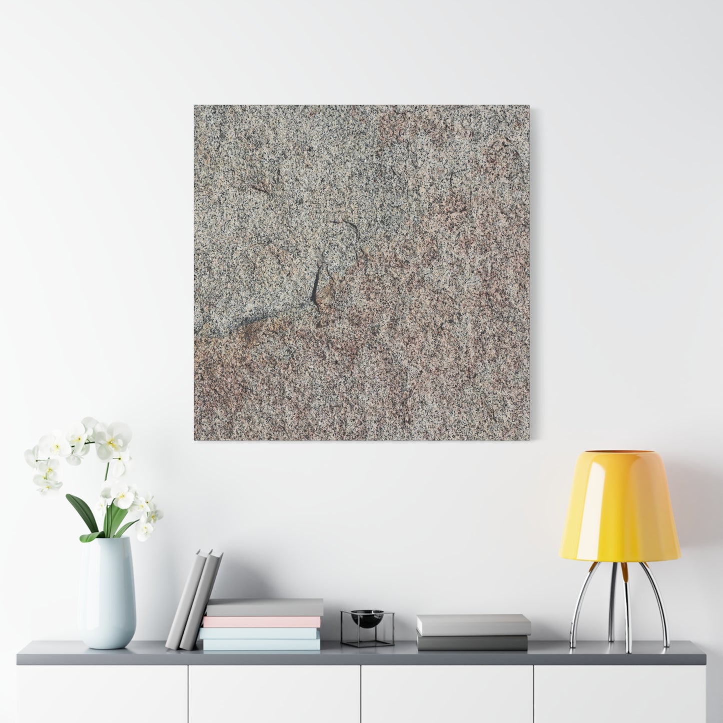 Tectonic Murmur - Unique Frameless Canvas Wall Art