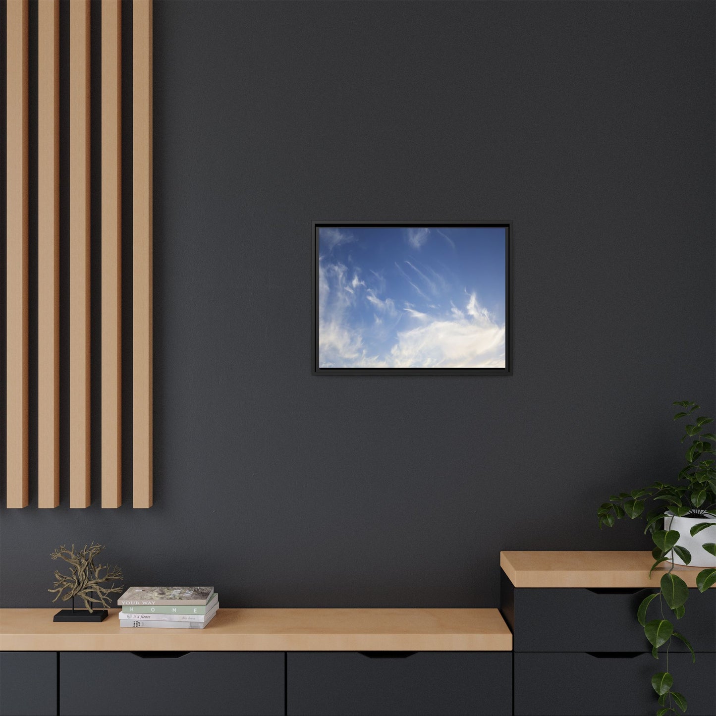 Whispers of Sky - Unique Stretched Canvas Wall Art