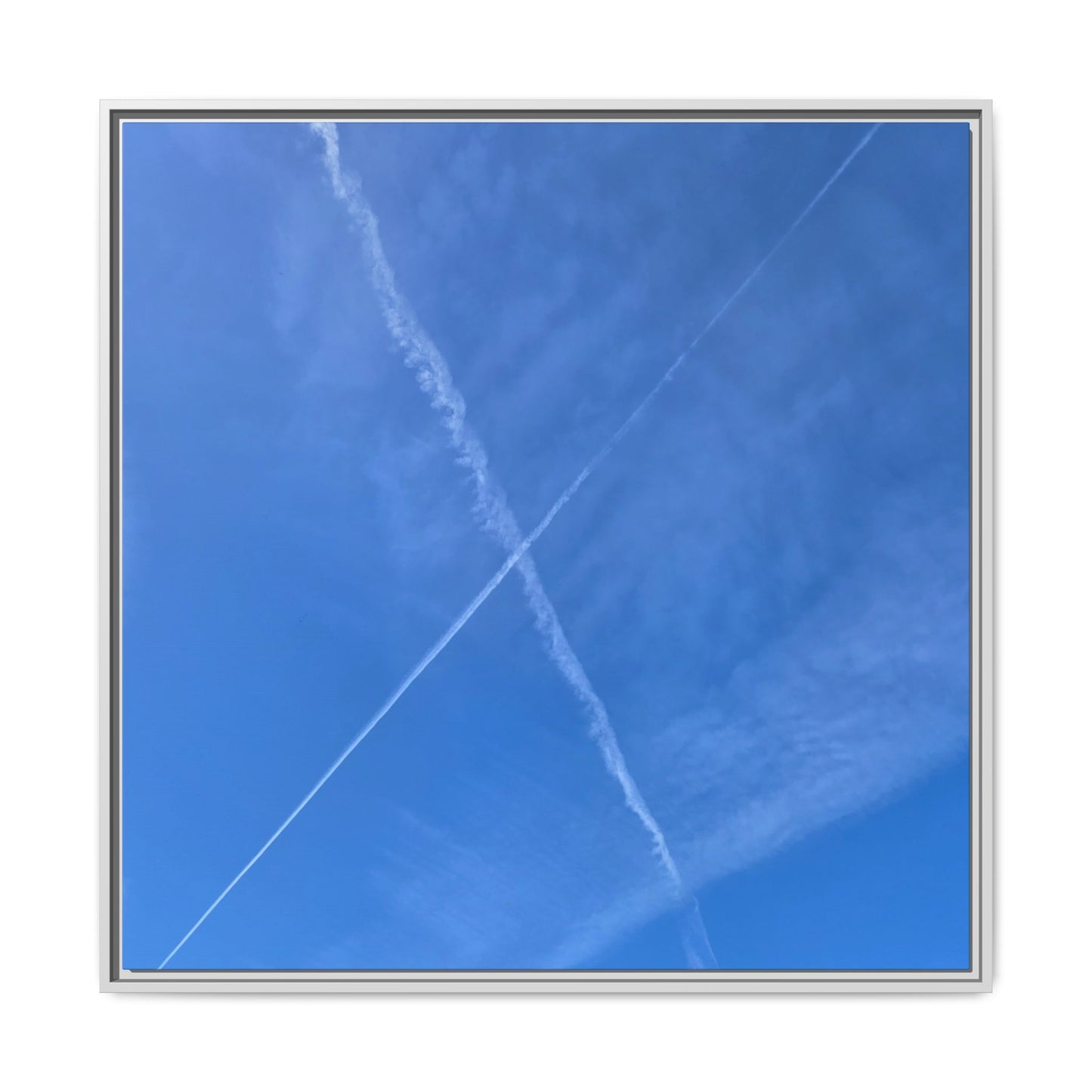 Sky Crossroads - Unique Stretched Canvas Wall Art