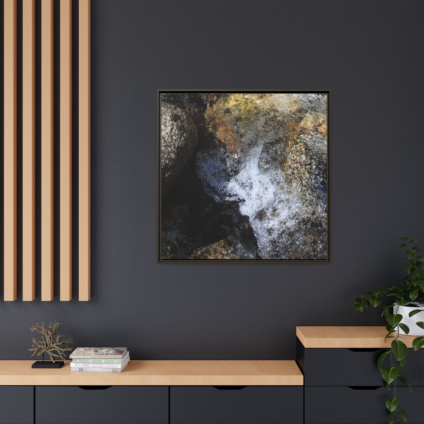 Nature's Turbulence - Unique Stretched Canvas Wall Art